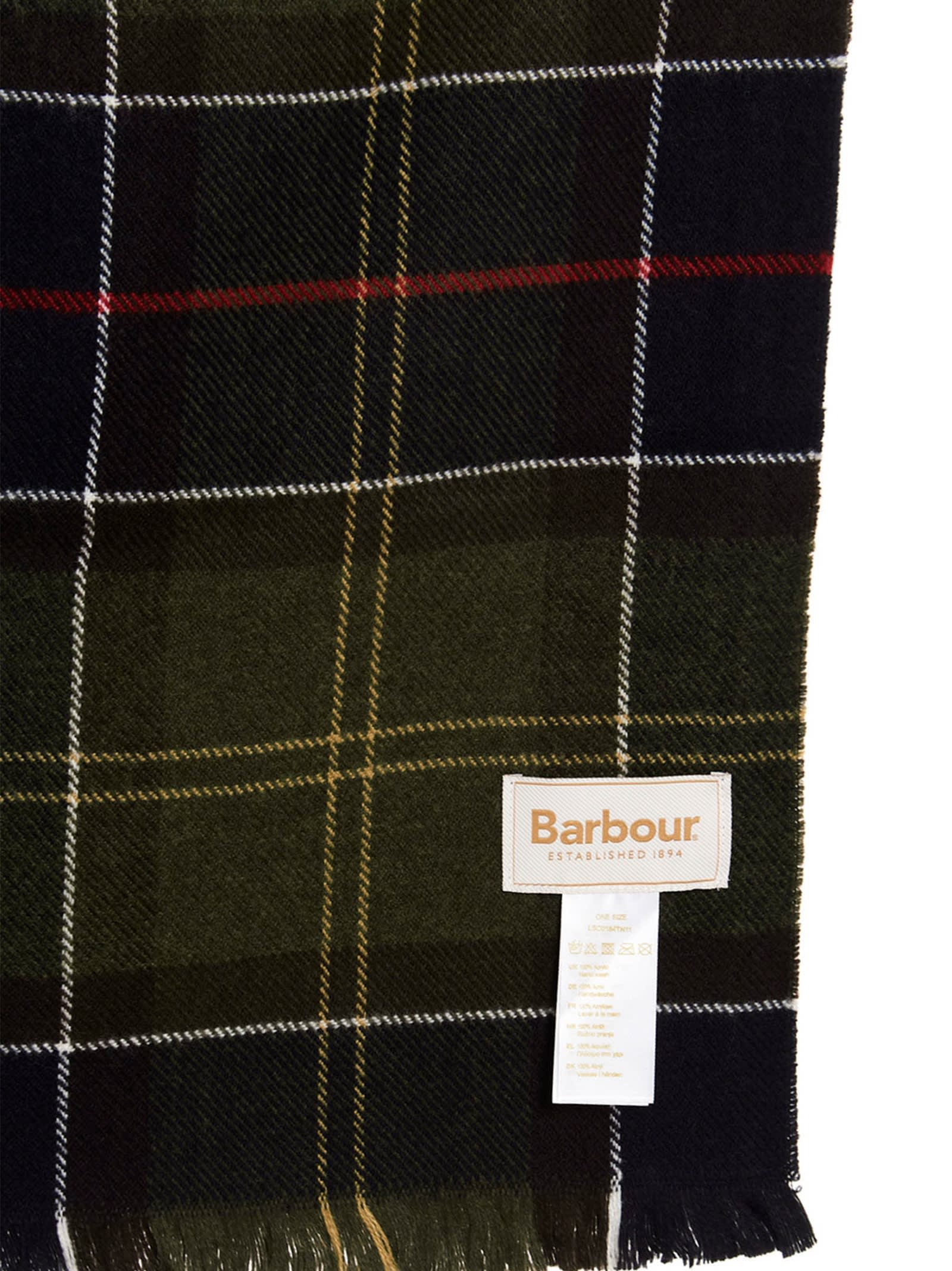 Barbour Staffin Tartan Serape Capes Multicolor In Black