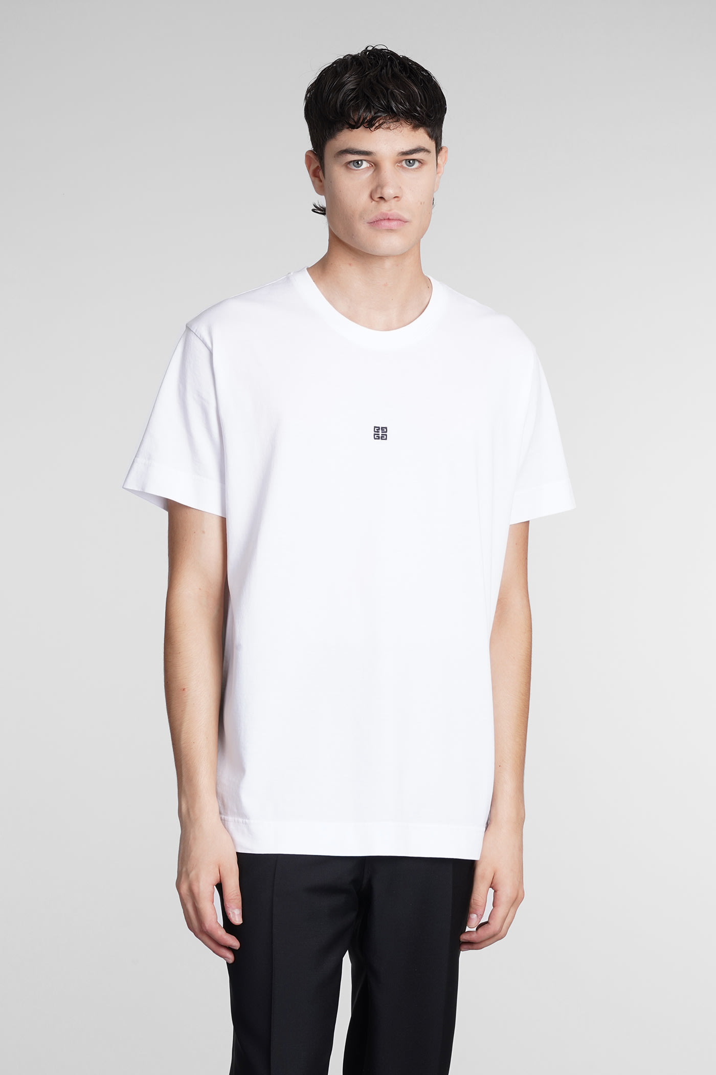 GIVENCHY T-SHIRT IN WHITE COTTON