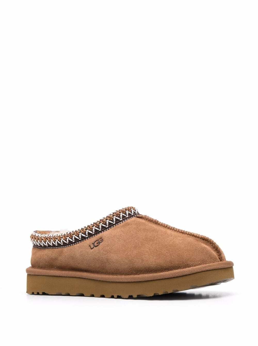 Ugg Tasman Ii Whipstitch-trim Slippers In Nude