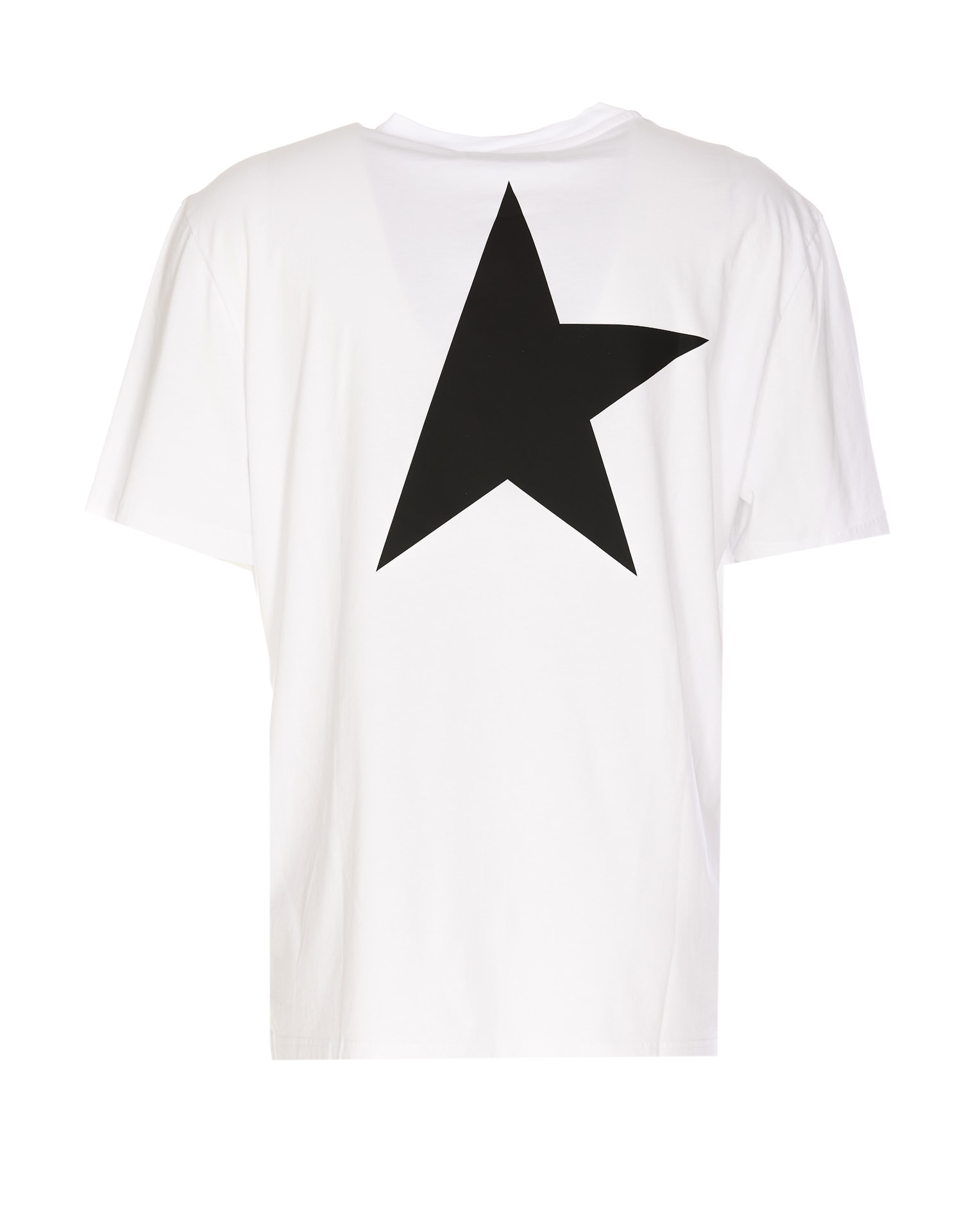 Shop Golden Goose Star T-shirt In White/black