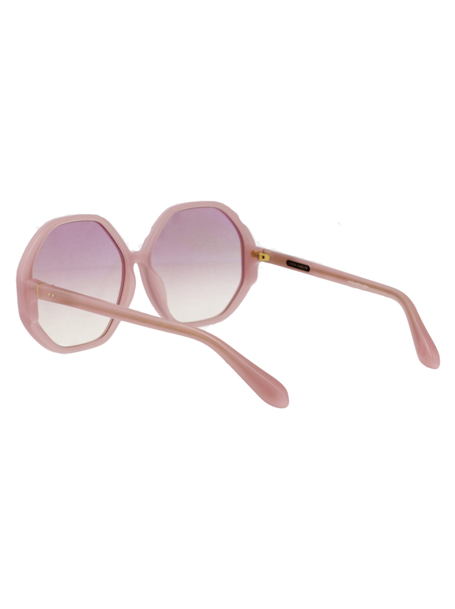Linda Farrow Lilac Acetate Sunglasses In Neutral