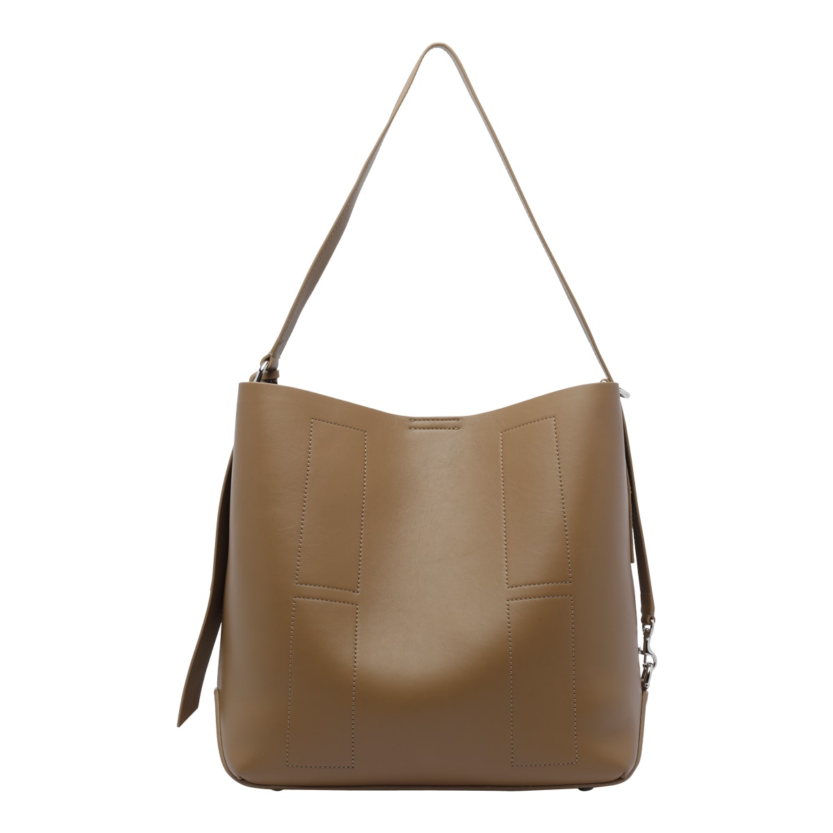 Hogan Shopper Shoulder Bag Top Handle In Brown