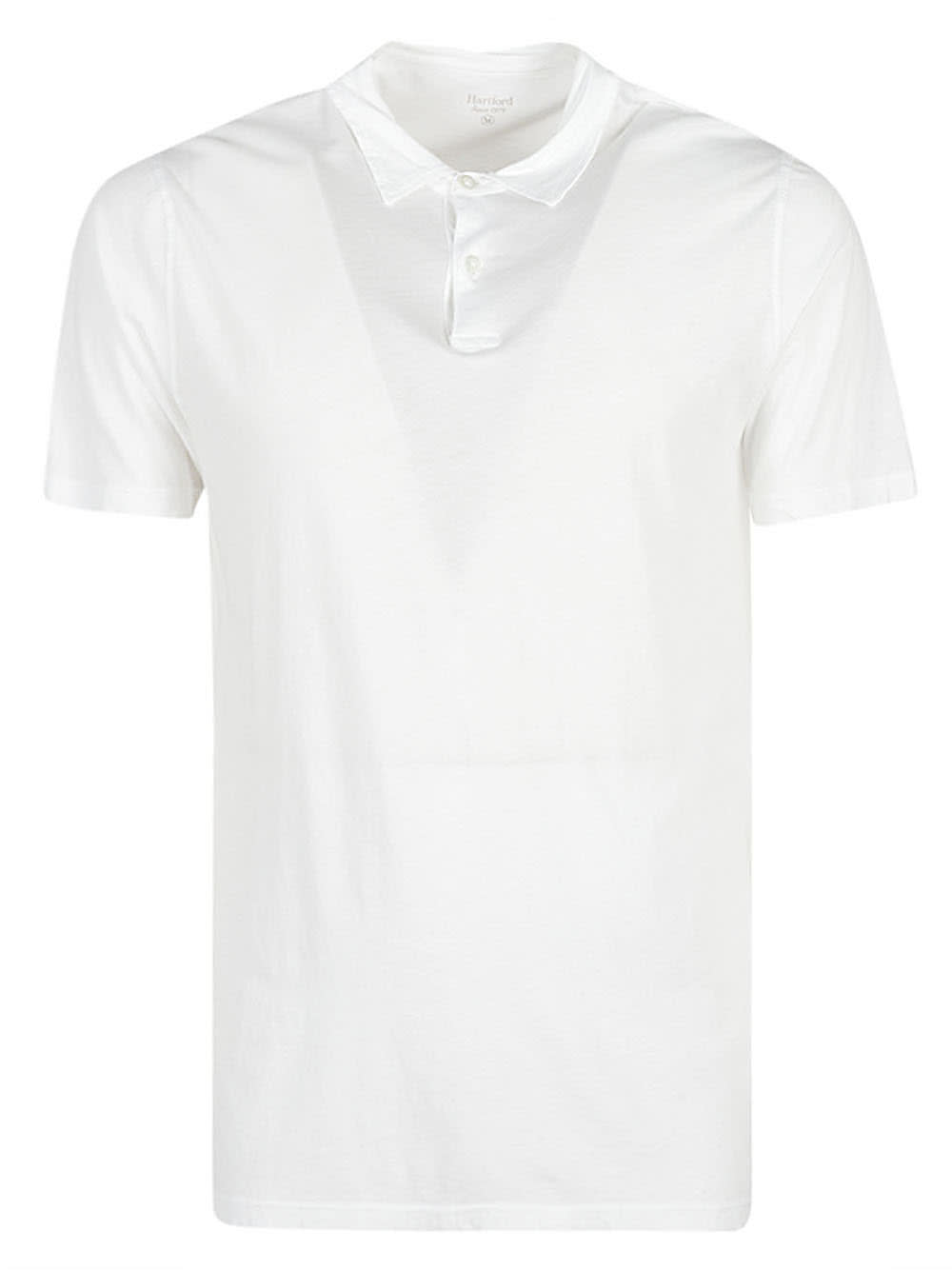 Hartford Cotton Polo Shirt In White