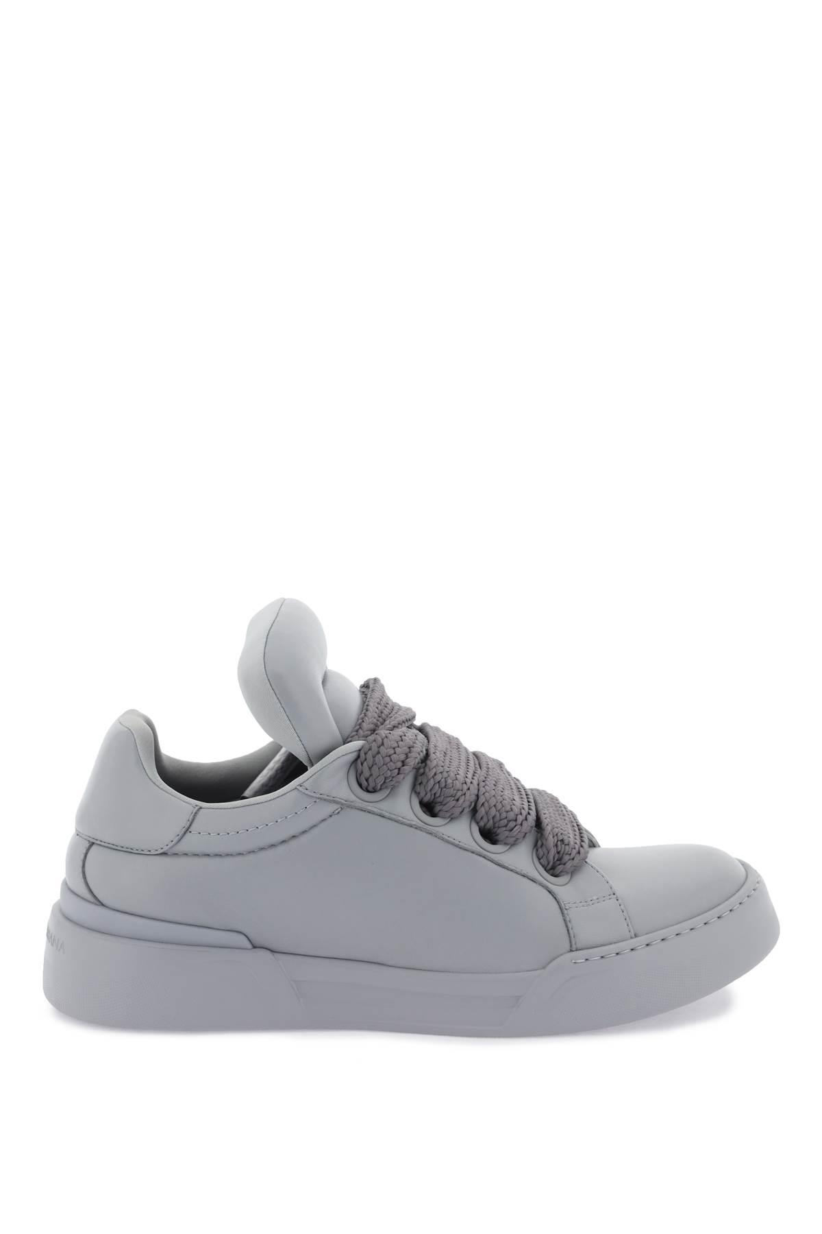 Shop Dolce & Gabbana Mega Skate Sneakers In Grafite (grey)