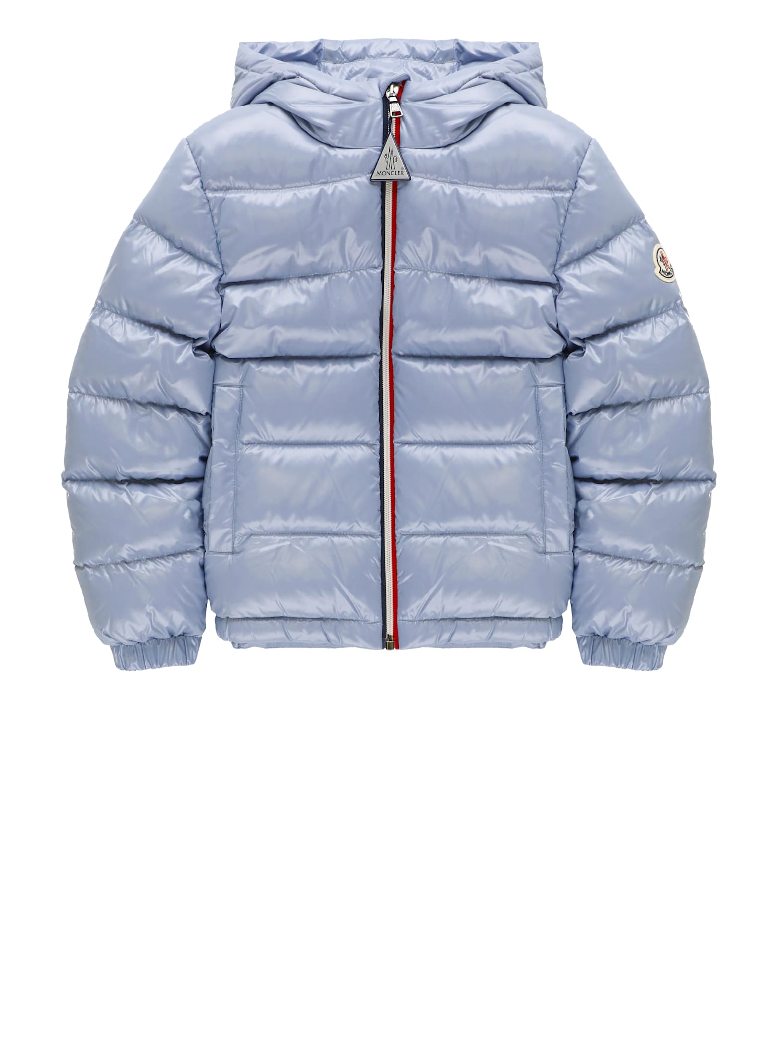 Moncler Haubert Down Jacket In Blue