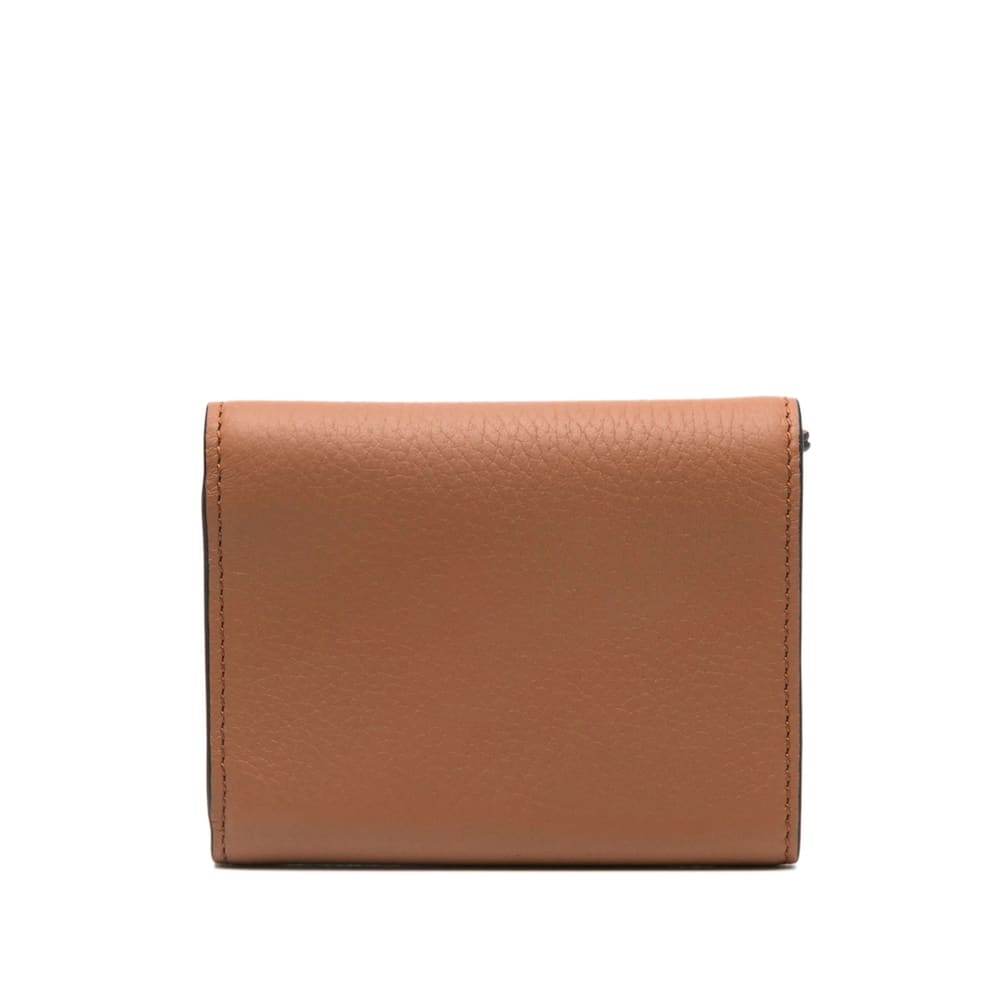 Strathberry Mosaic Bar-detail Leather Wallet In Brown