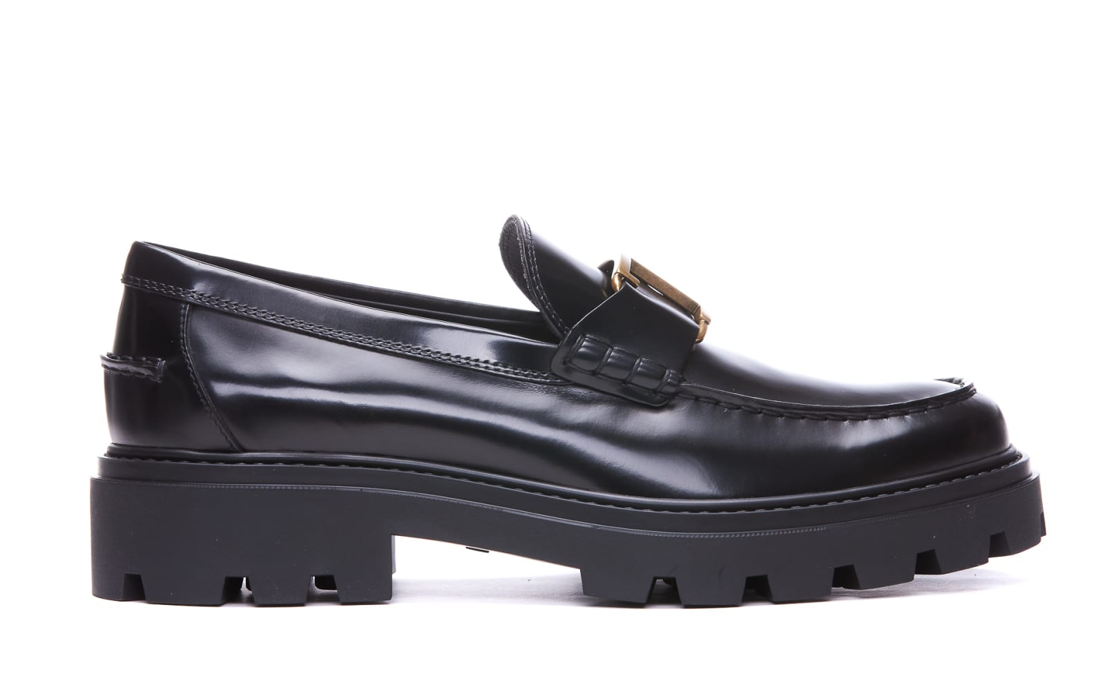 Shop Tod's Loafers In Black