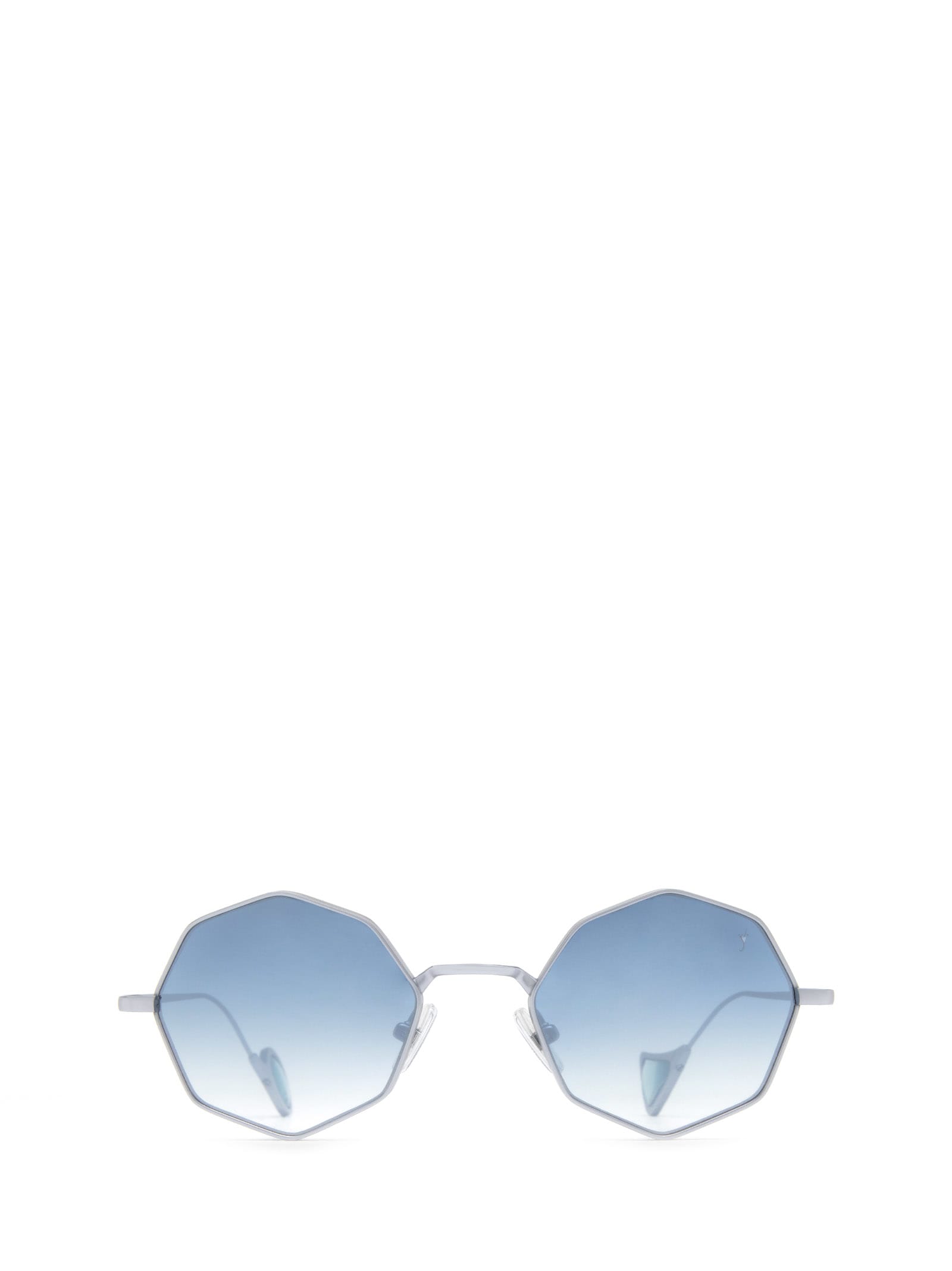 Shop Eyepetizer Zubizuri Matt Silver Sunglasses