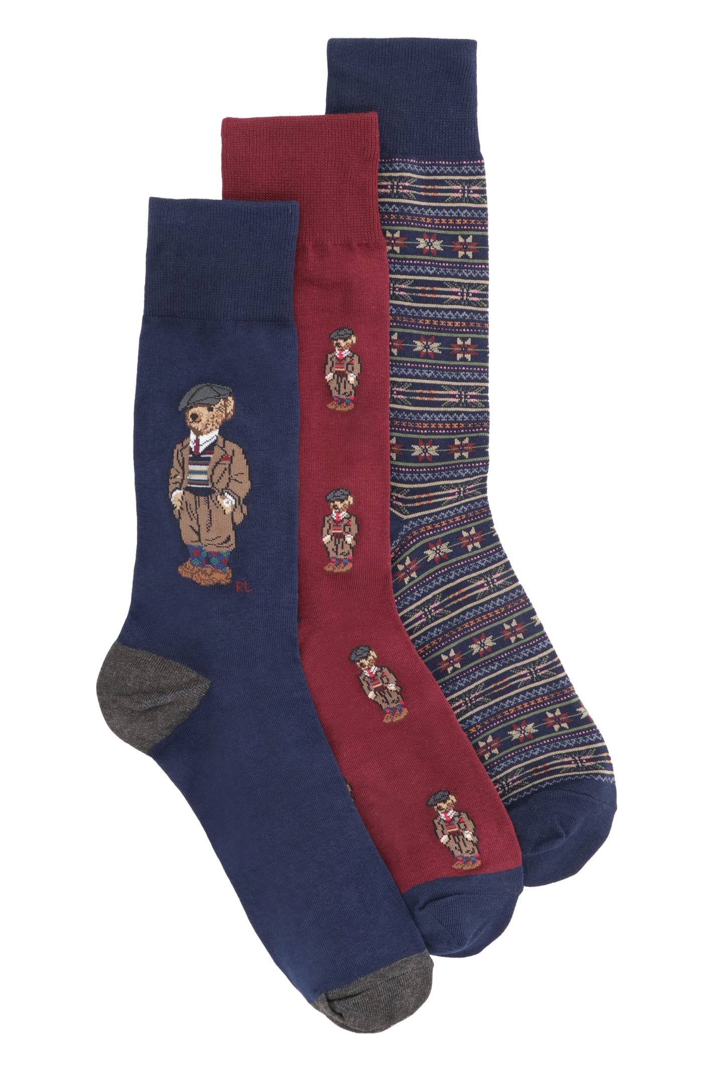 Set Of Three Socks Polo Ralph Lauren