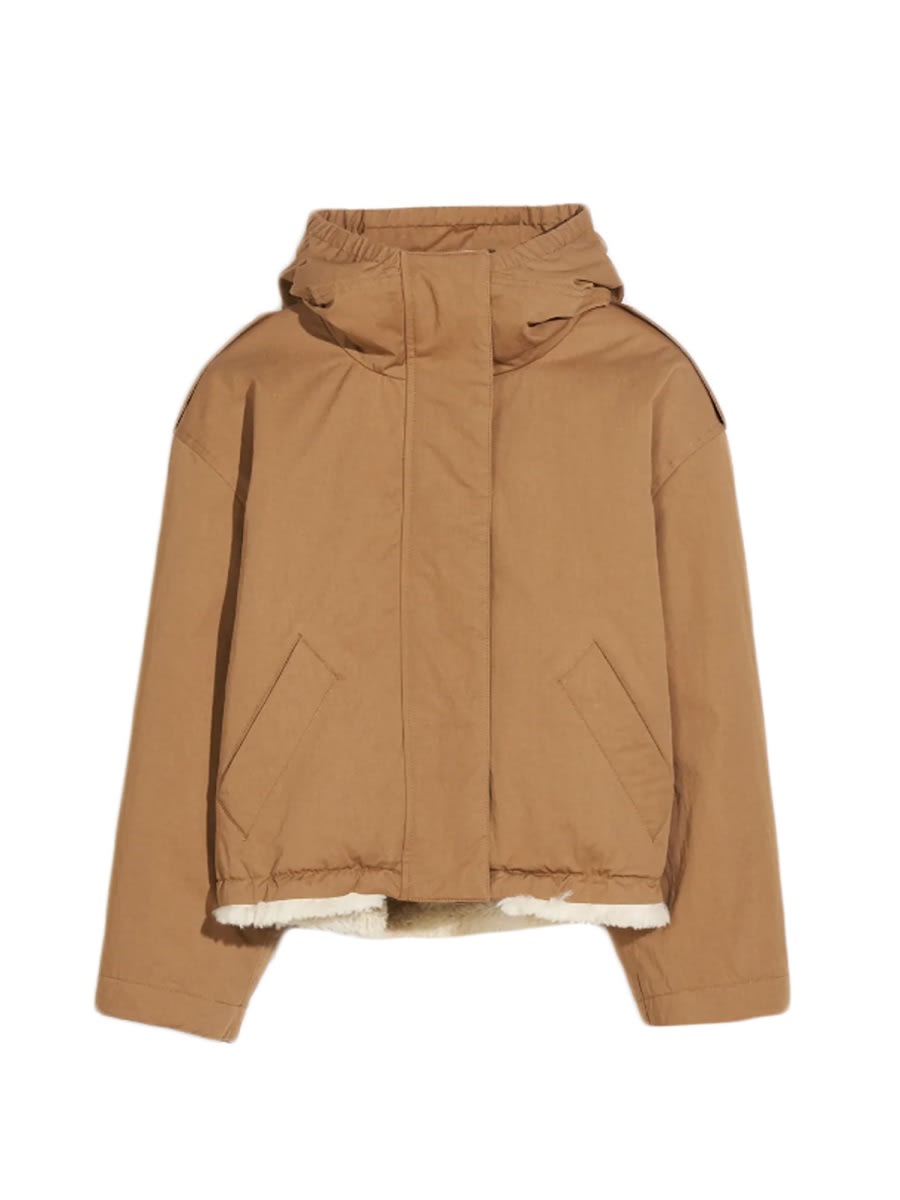 Bellerose Hooded Jacket In Beige