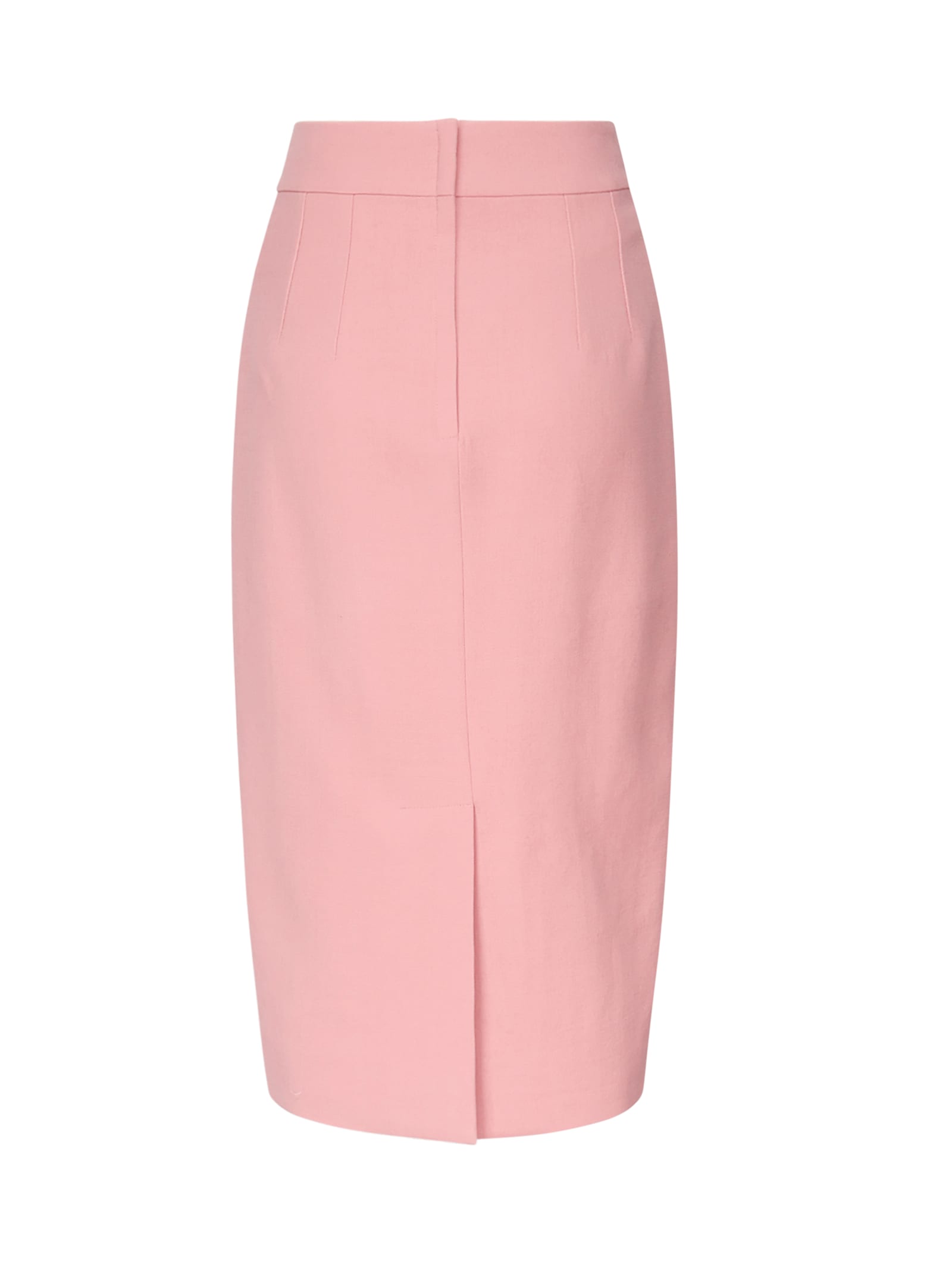 Dolce & Gabbana Midi Pencil Skirt In Pink