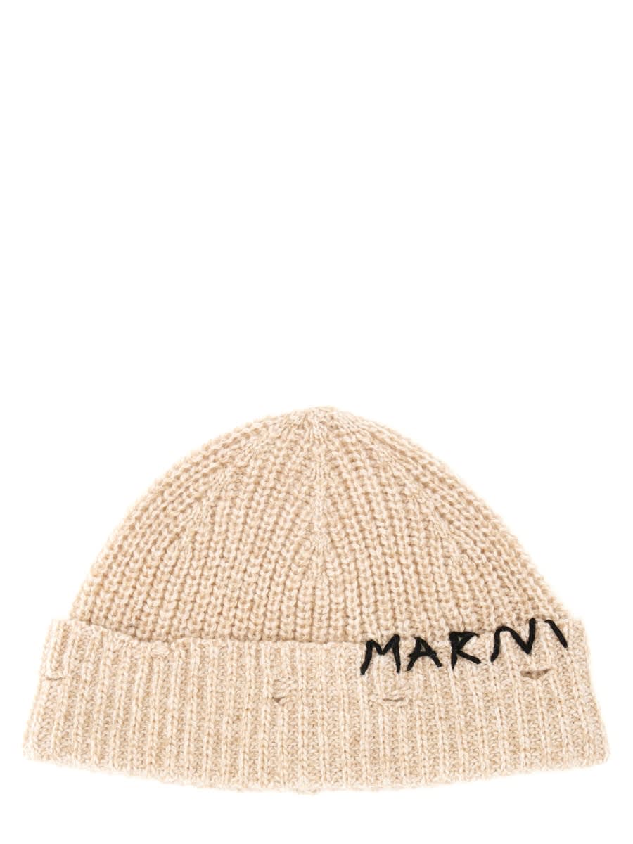 Marni Beige Hats In Neutral