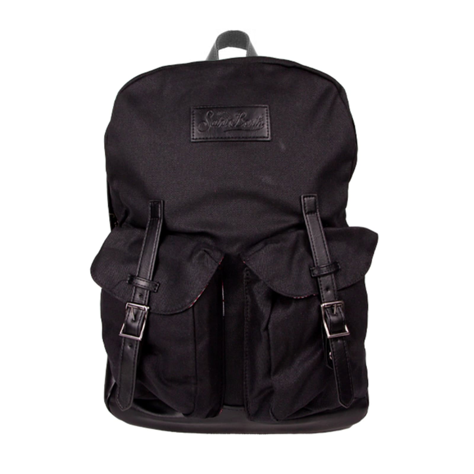 Mc2 Saint Barth Black Canvas Backpack