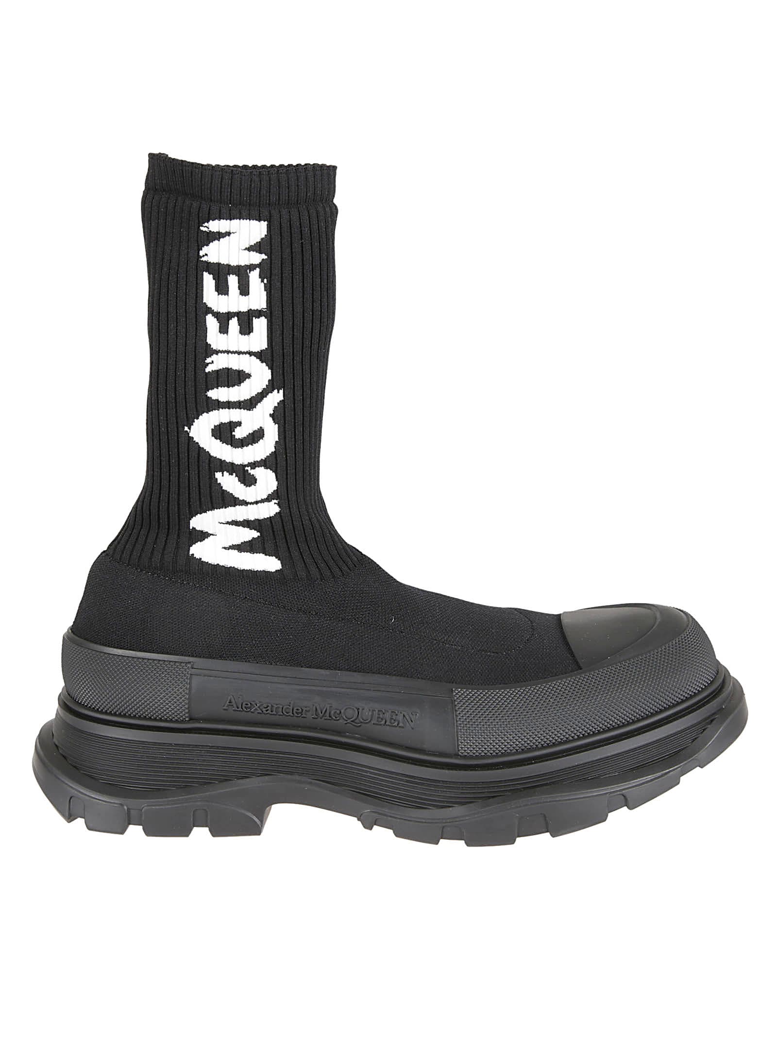 Alexander McQueen Knit Thread Sock Boots