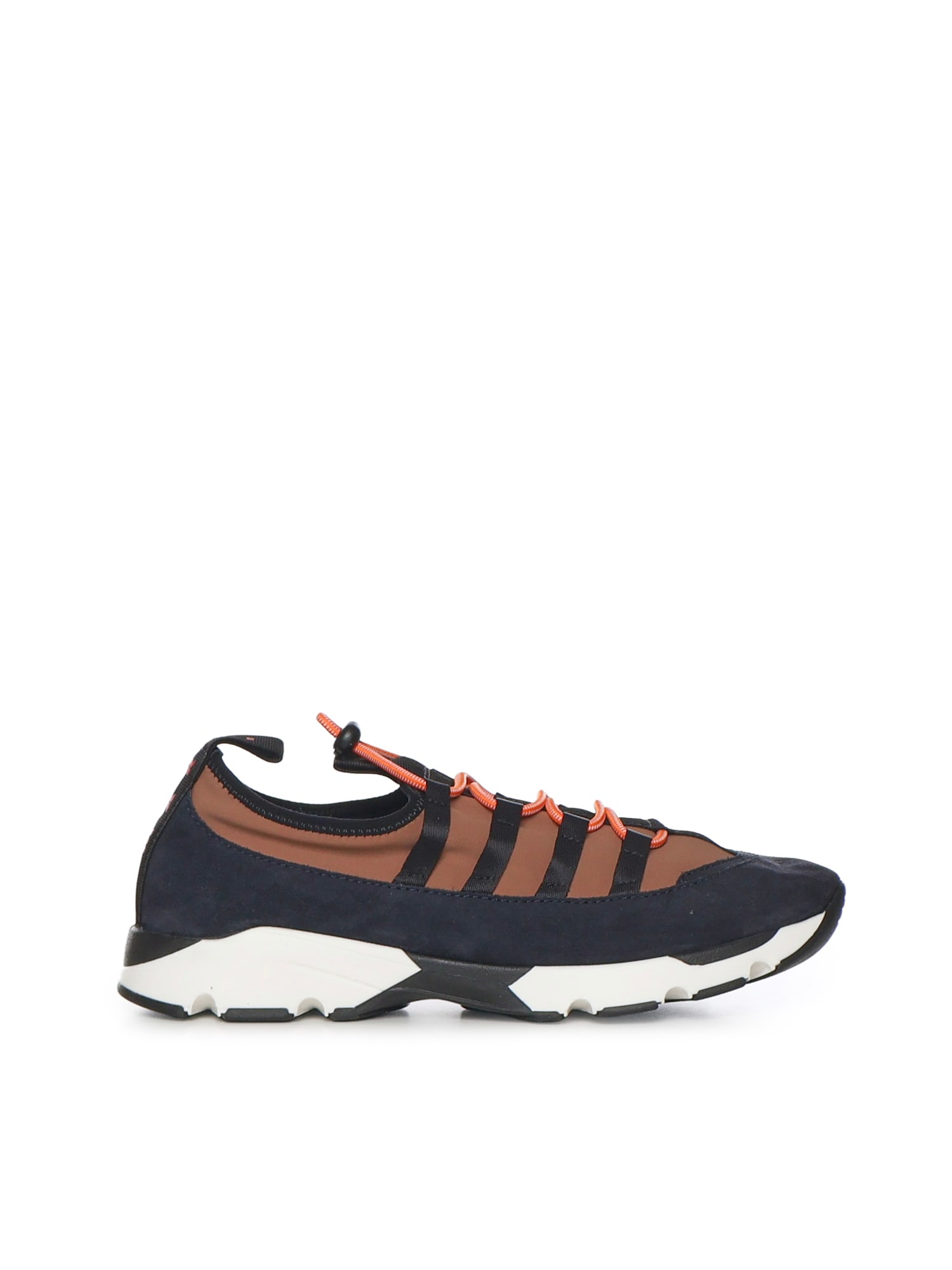 Marni Sneakers Mesh Panels Contrasting Sole Pull Tab In Multi