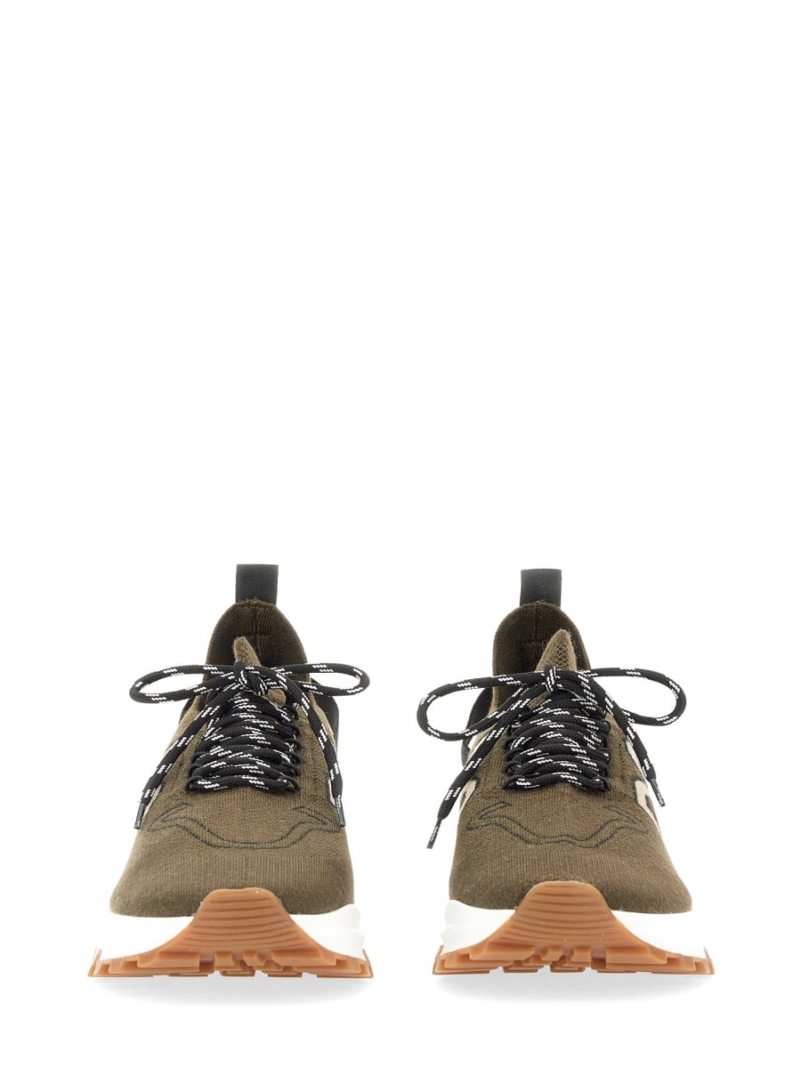 Shop Dsquared2 Sneaker Run Ds2 In Military Green