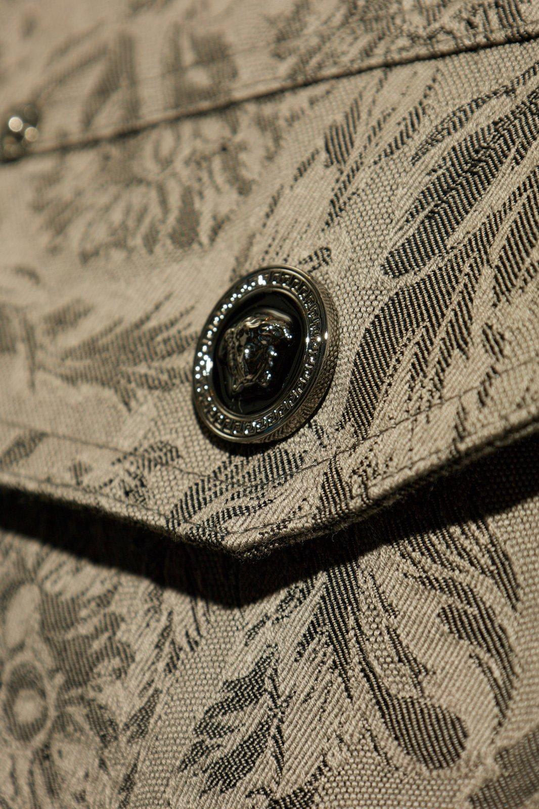 VERSACE BAROCCO JACQUARD LONG-SLEEVED OVERSHIRT