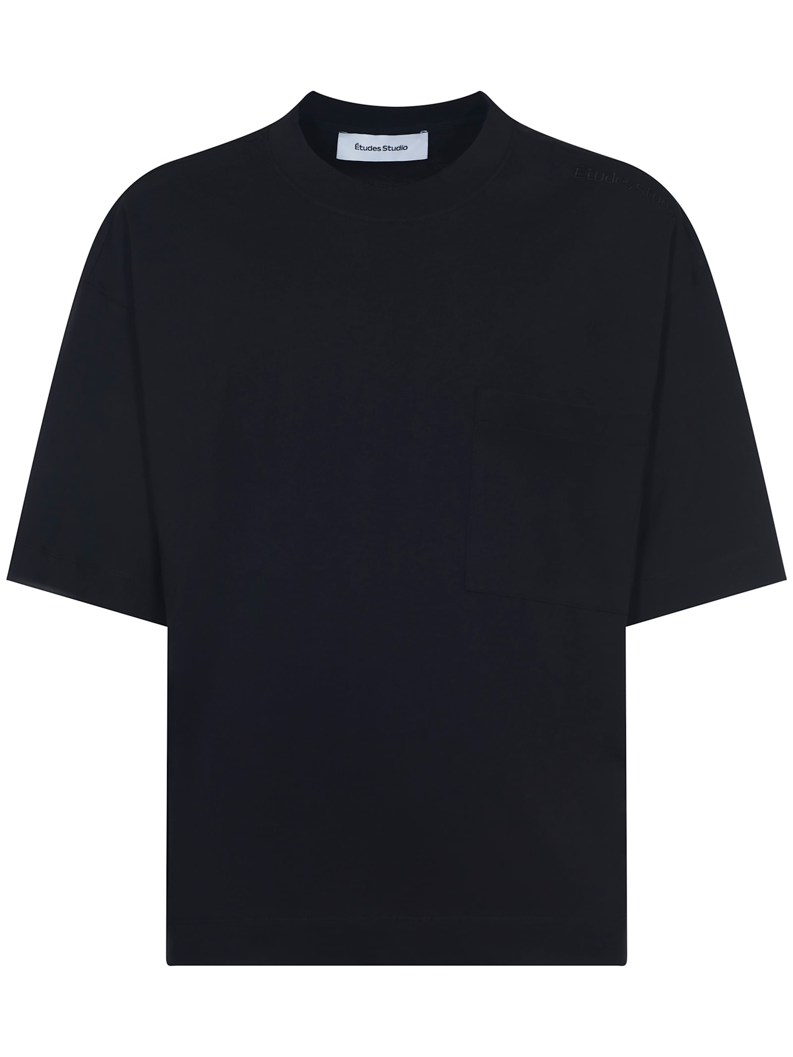 Études Patched Pocket Round Neck T-shirt