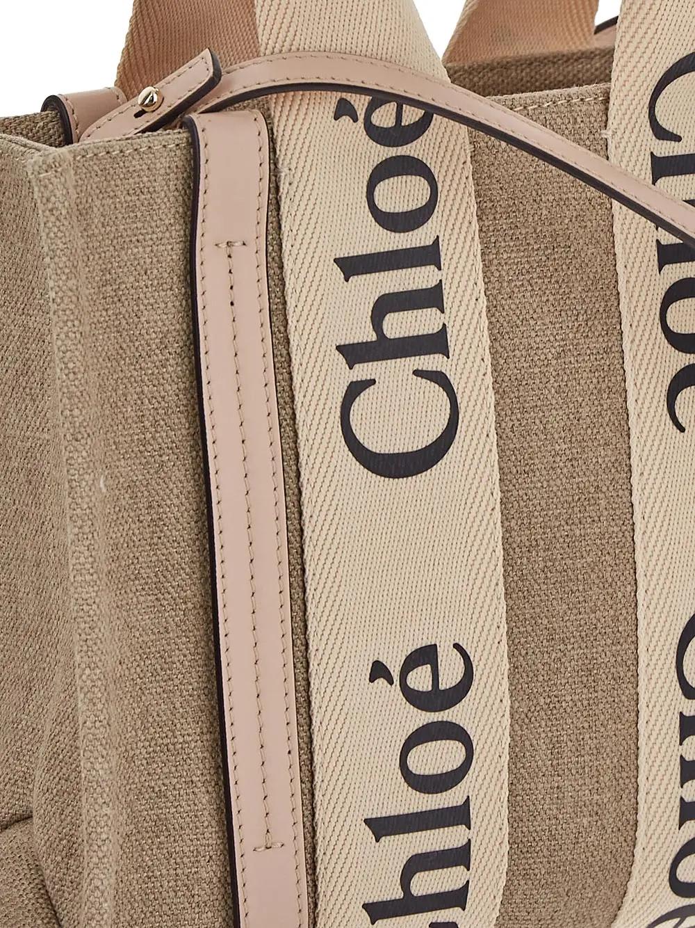 Shop Chloé Small Woody Tote Bag