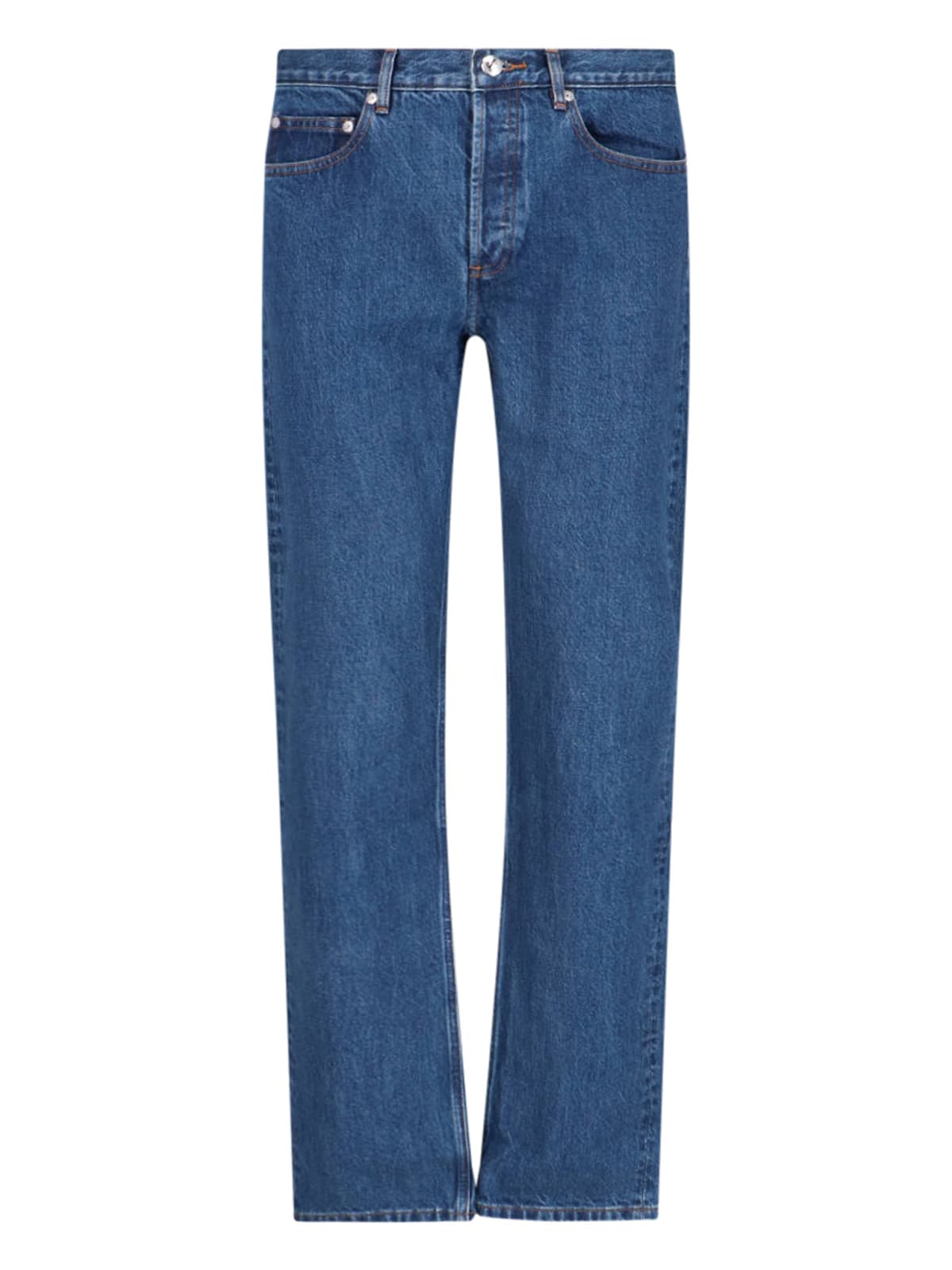 Apc Blue Petit New Standard Jeans In Blue