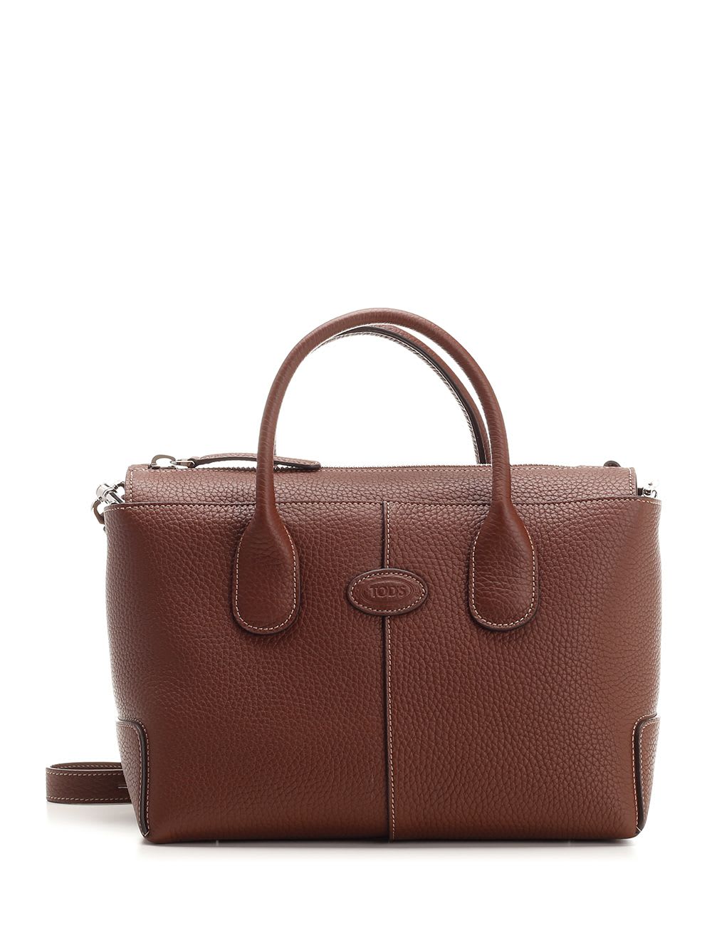 Shop Tod's Dbs Shopping Piccola Nero In Brown