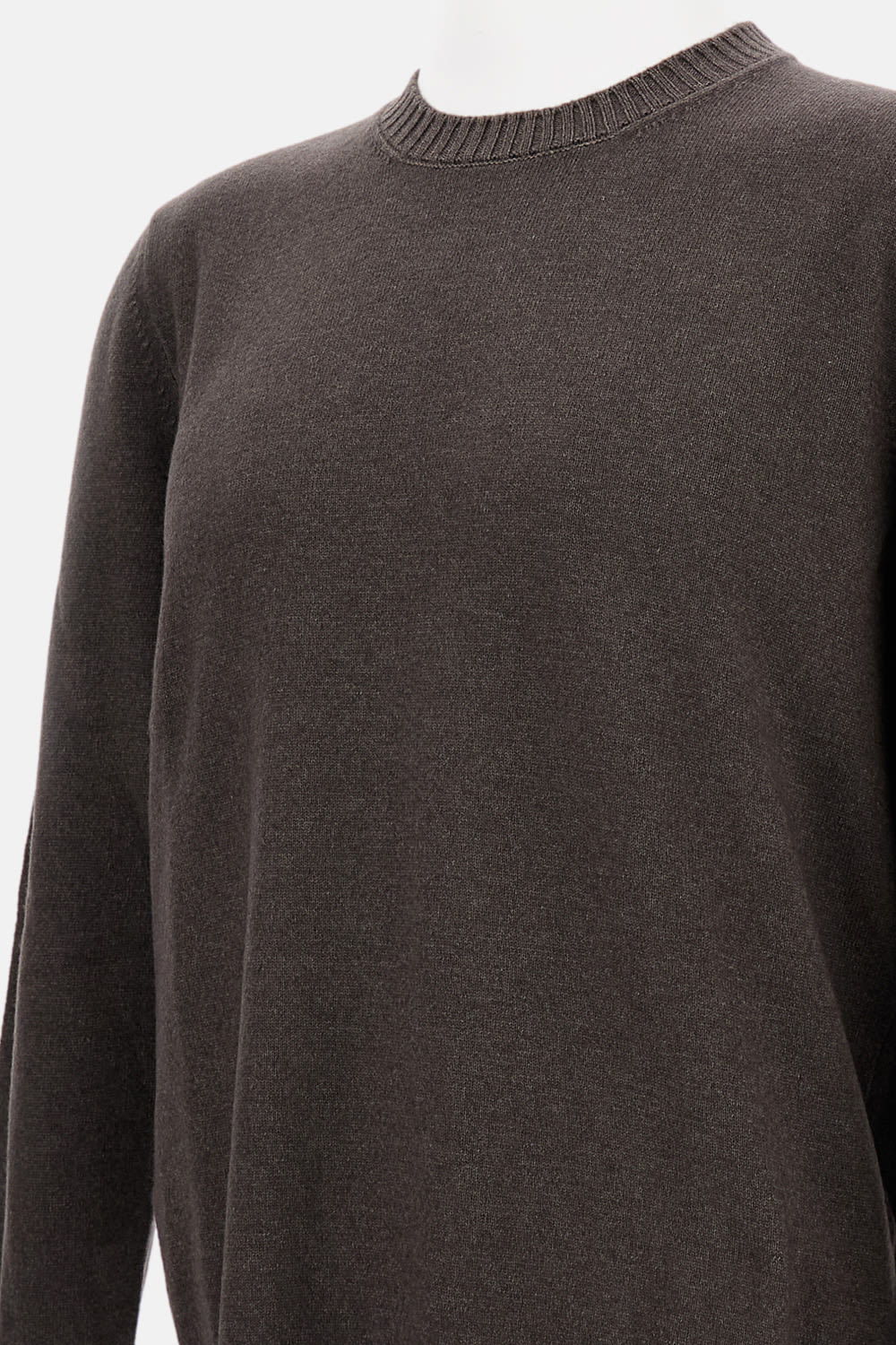 Gran Sasso Crew Neck Sweater In Brown