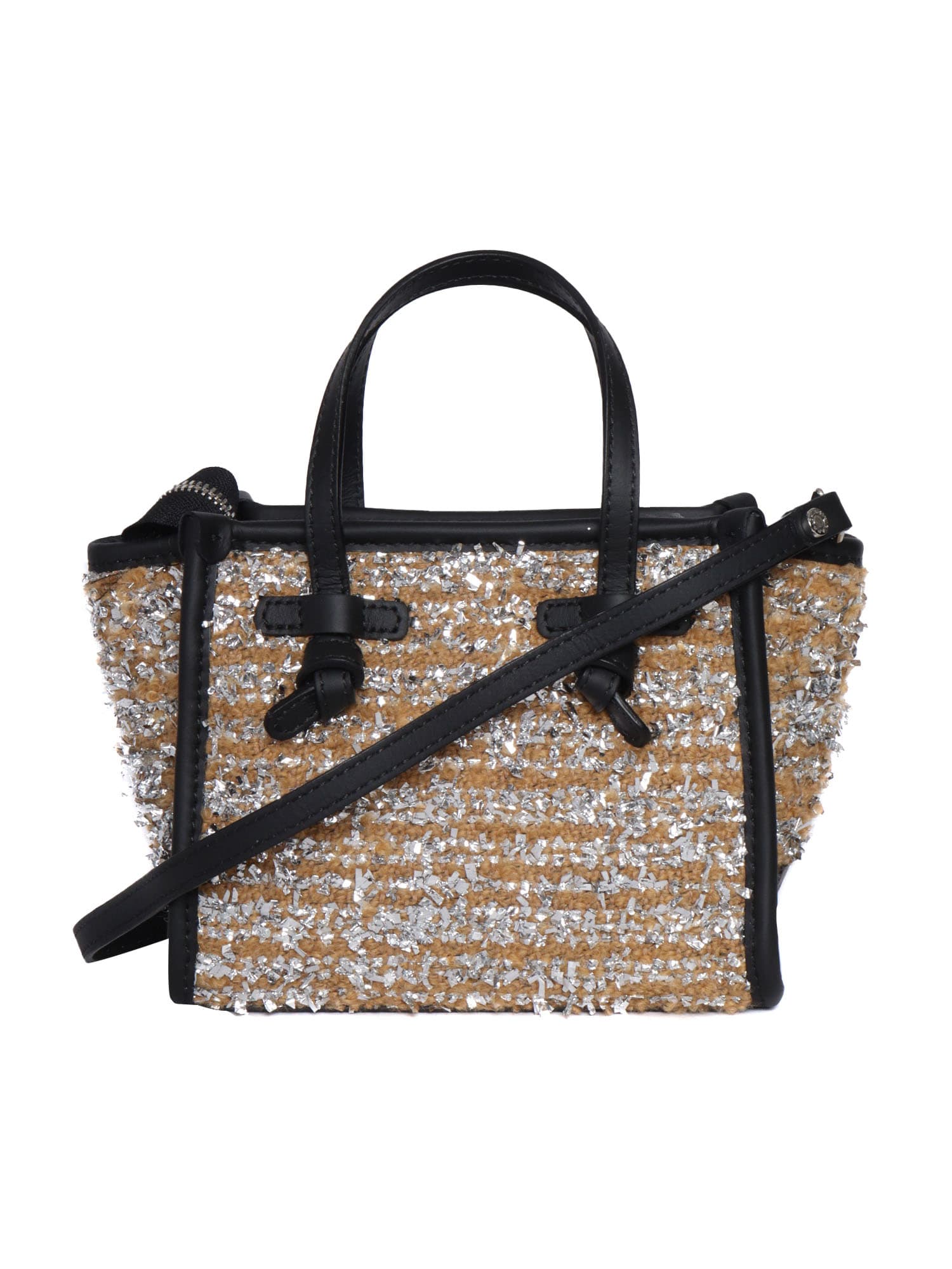 Gianni Chiarini Miss Marcella Boucle Tote Bag In Camel