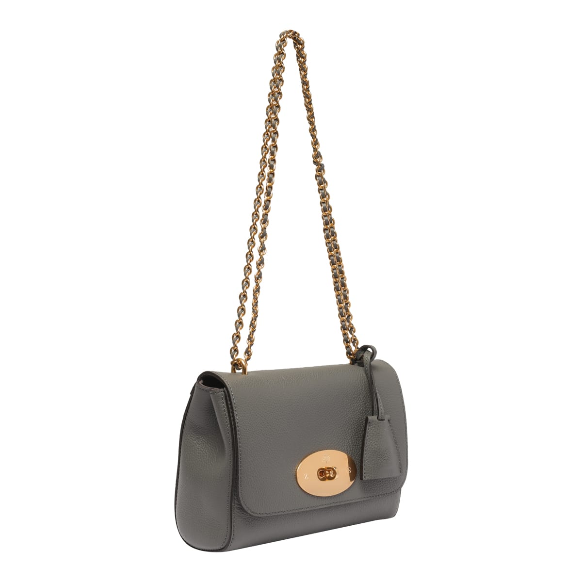 Shop Mulberry Small Lily Shoulder Bag In Grey