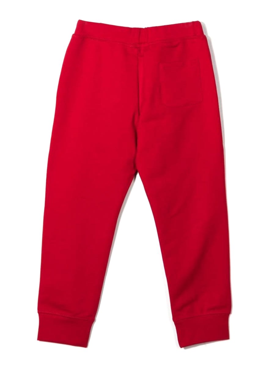 Emporio Armani Trouser In Red
