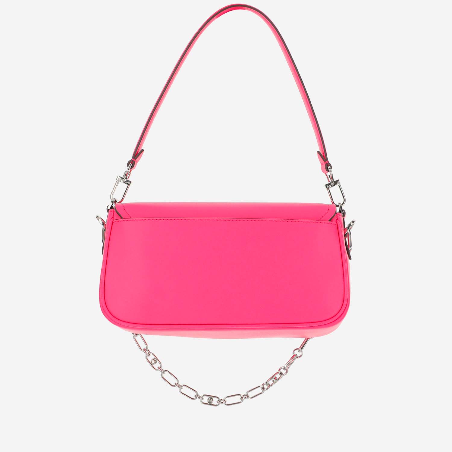 Shop Michael Kors Parker Medium Leather Shoulder Bag In Cherry