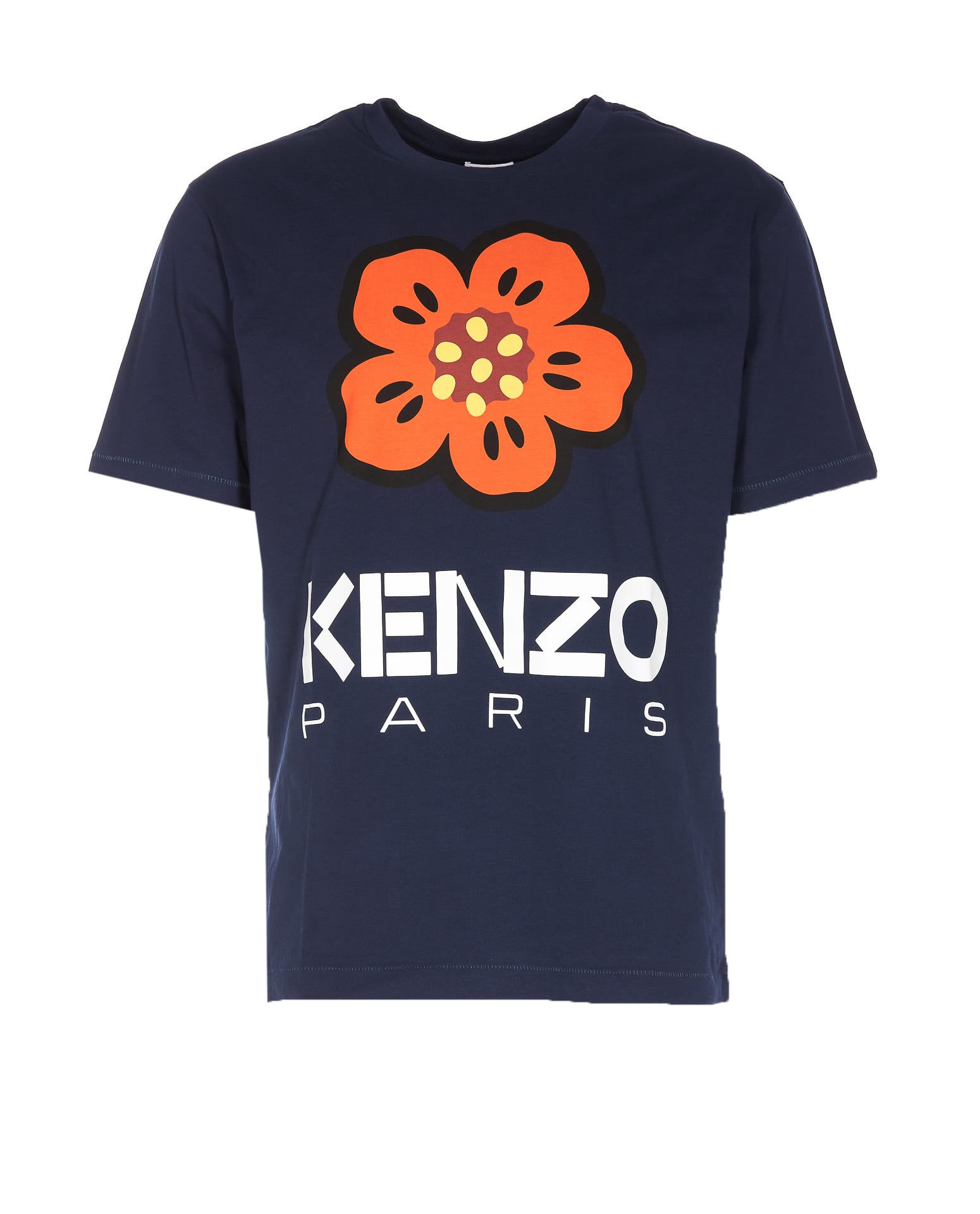 Shop Kenzo Boke Flower T-shirt In Dark Navy