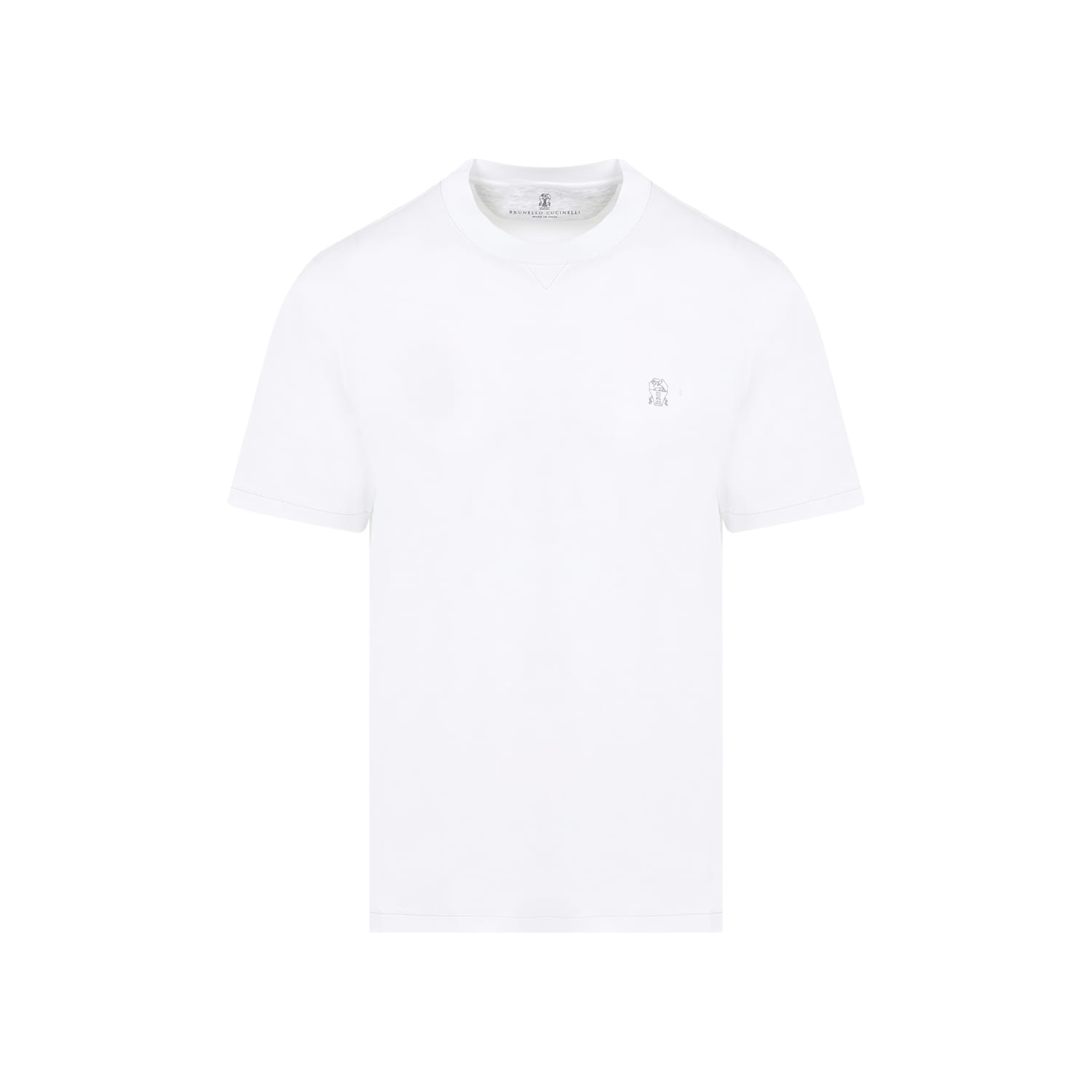 Shop Brunello Cucinelli T-shirt In White