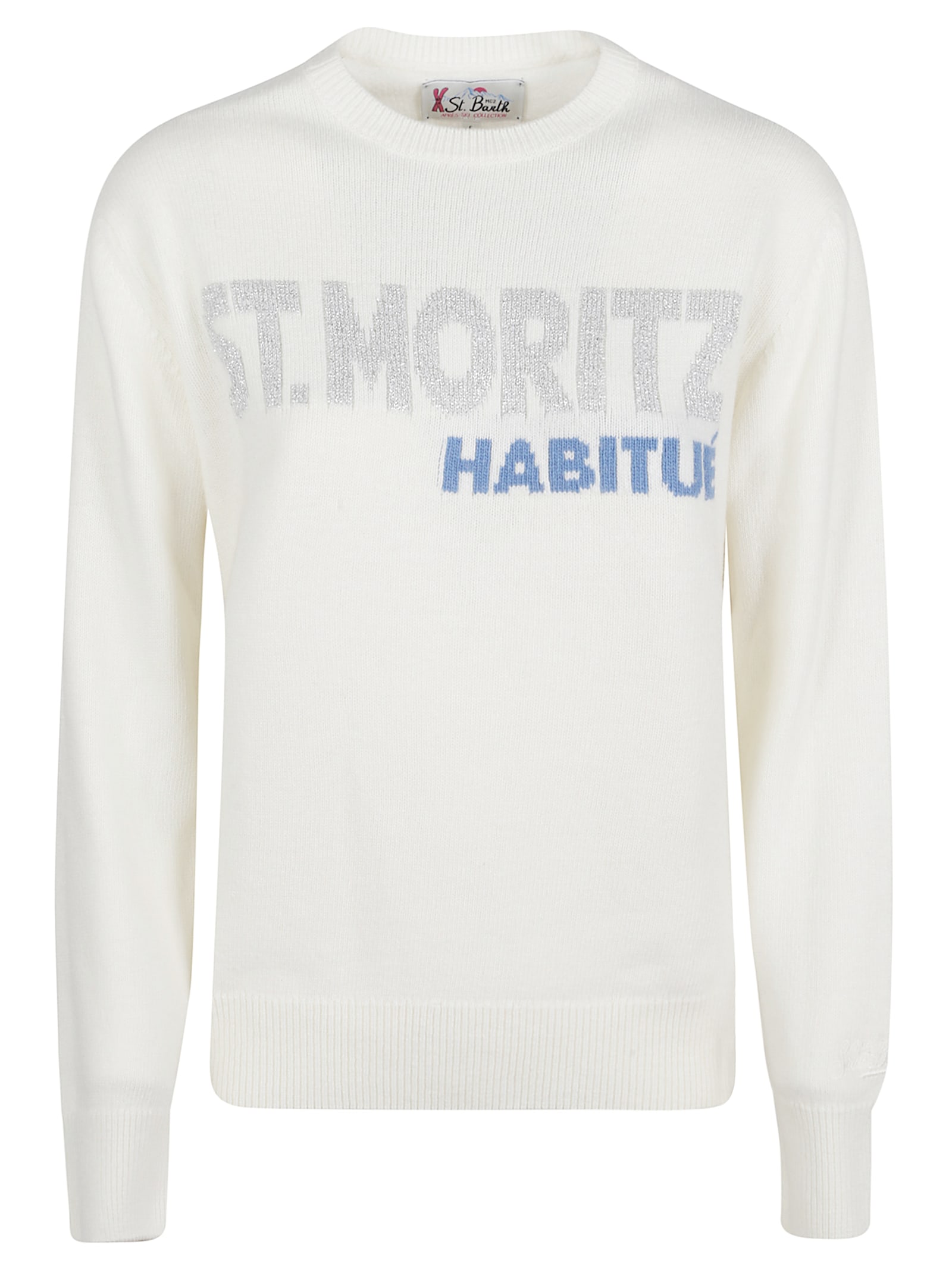 Mc2 Saint Barth New Queen T-shirt In White