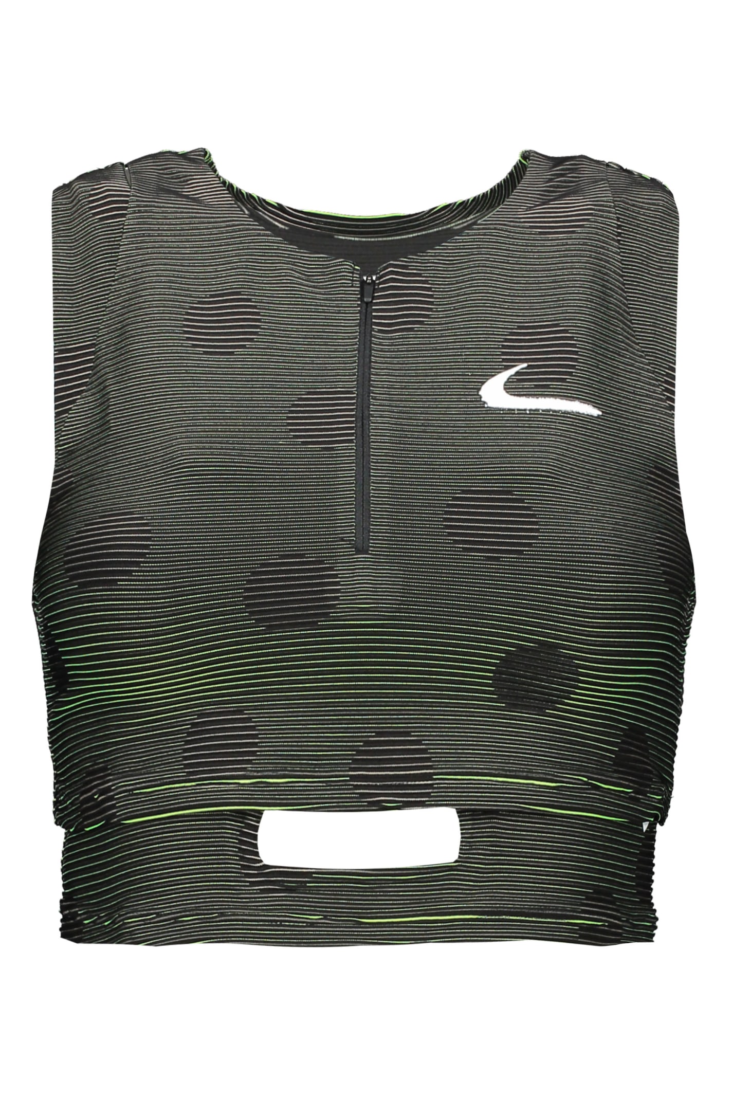 Shop Off-white Nike X Off White Logo Sporty Tank-top In Green