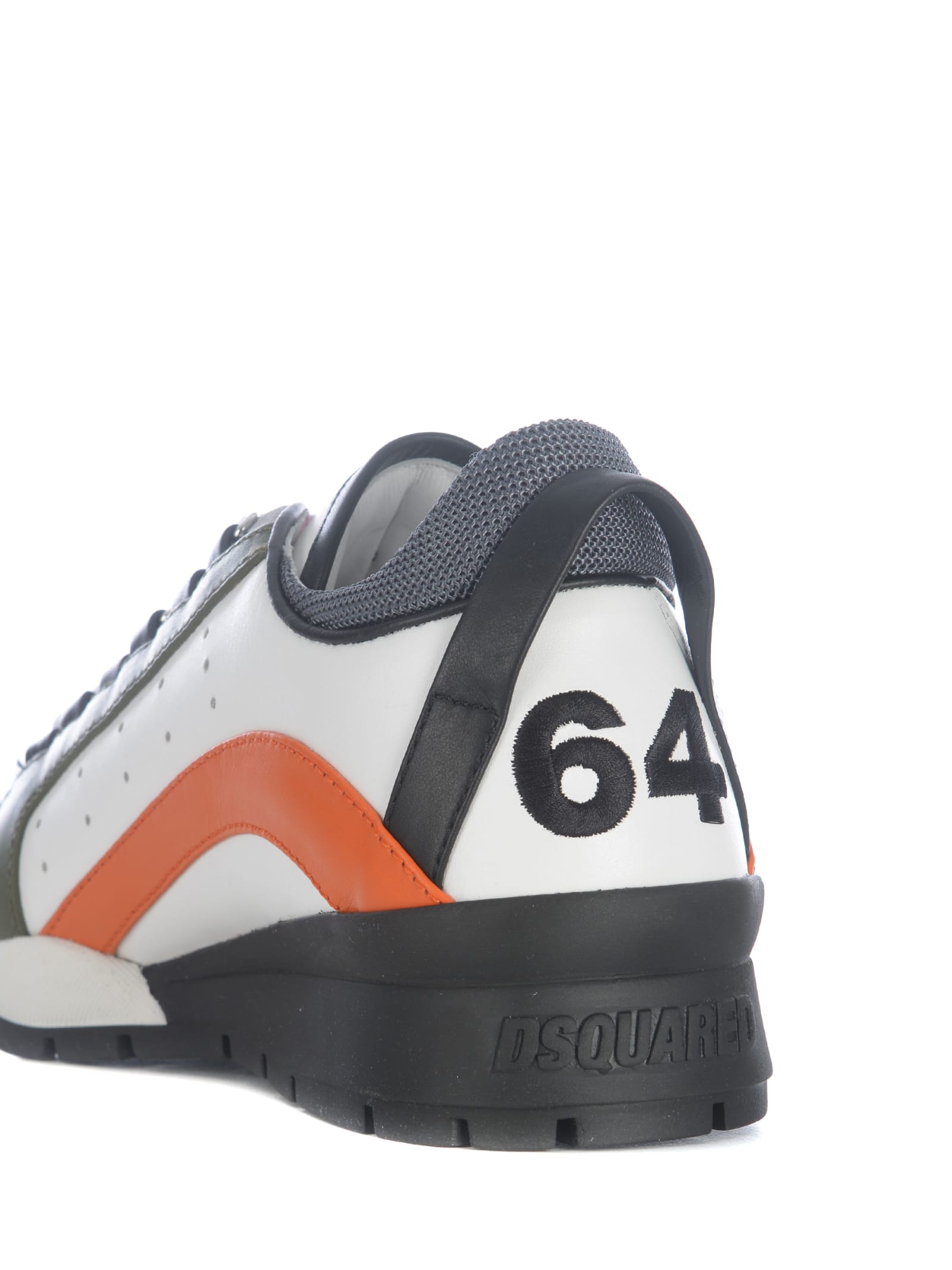 Shop Dsquared2 Sneakers  Legendary In Leather In Bianco