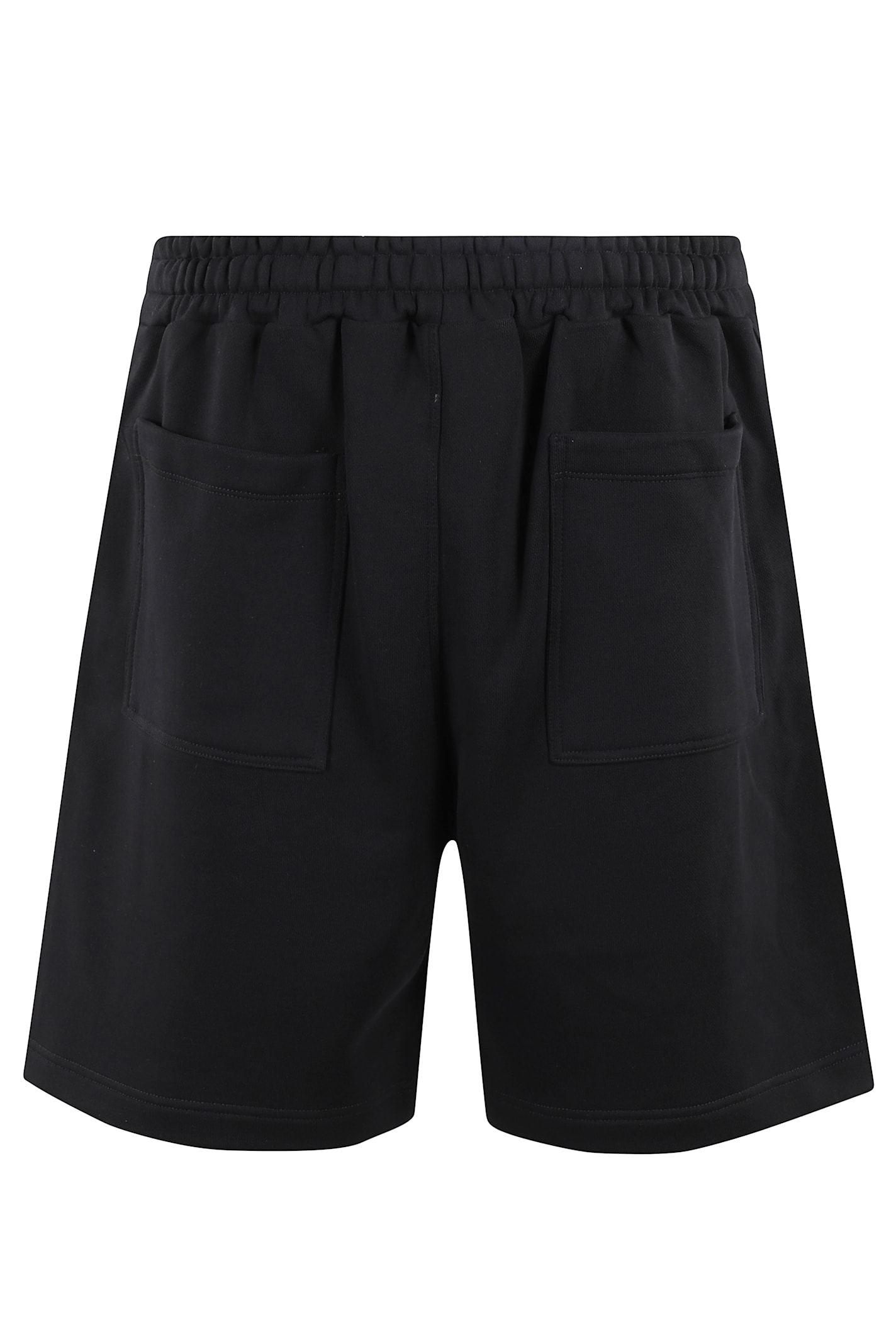 A Paper Kid Logo-print Track Shorts In Nero