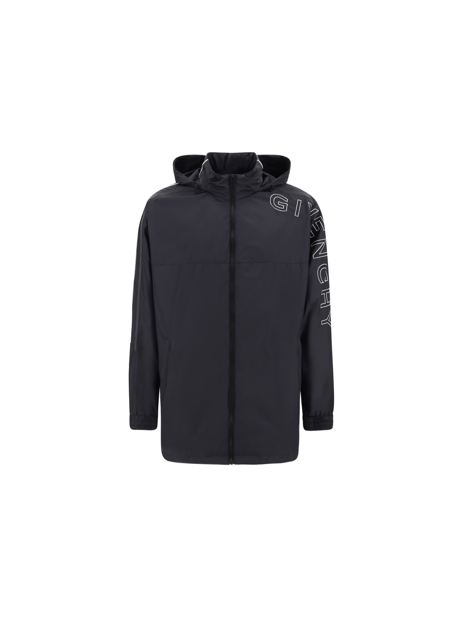 Shop Givenchy Raincoat Jacket In Black