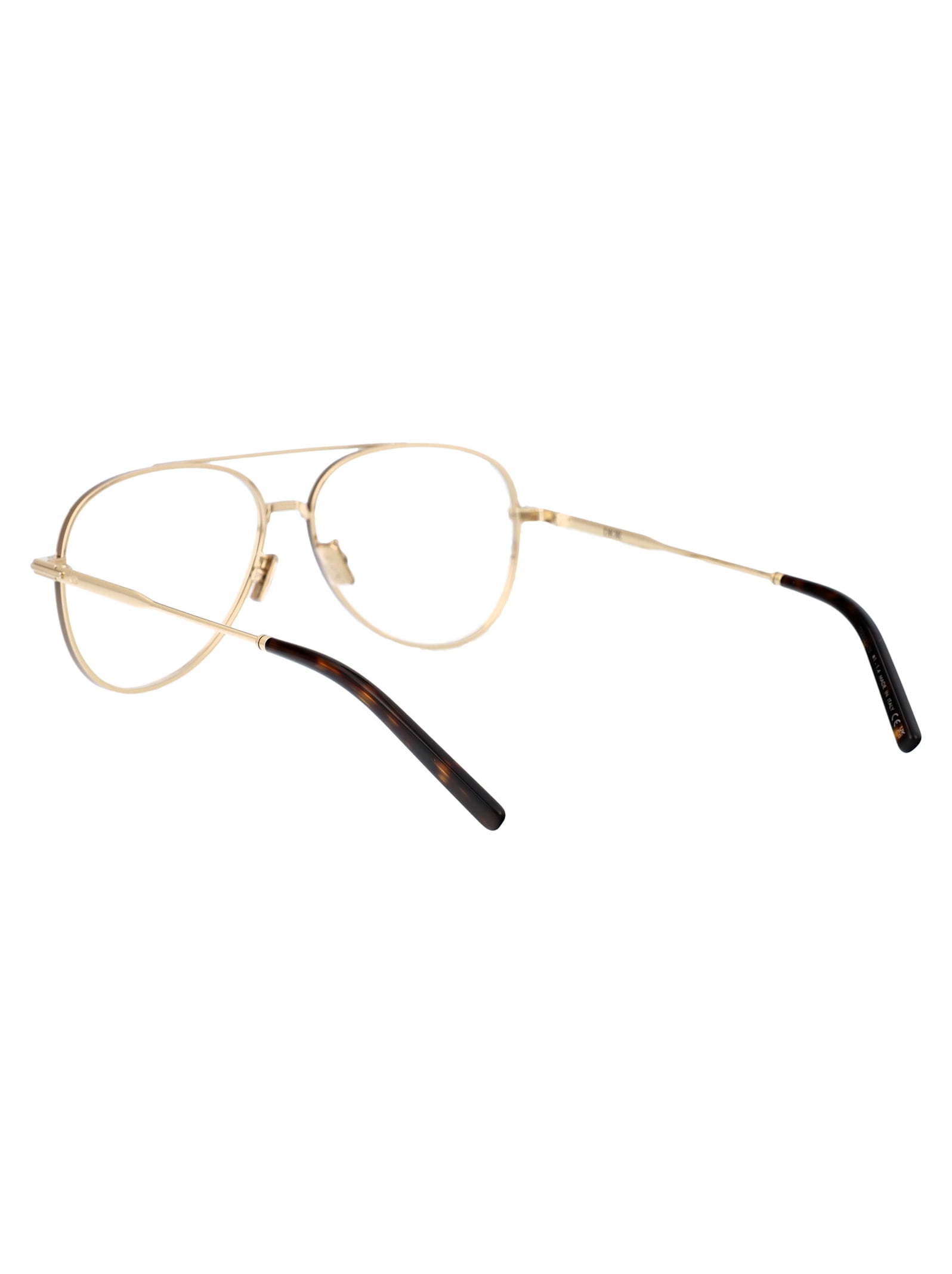 Shop Dior Blacksuito A2u Glasses In C000 Gold/other