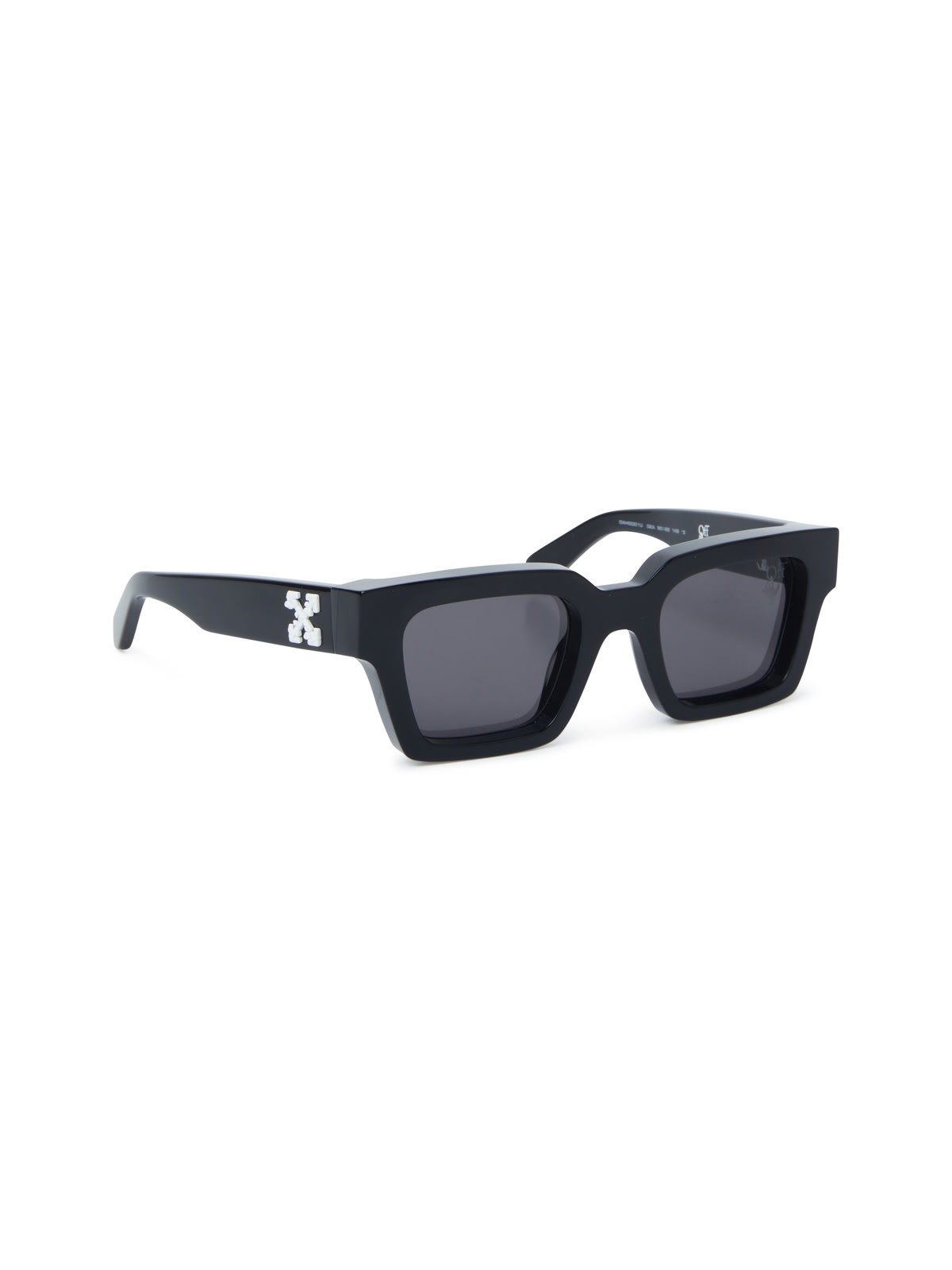 Shop Off-white Virgil Sunglasses Sunglasses In Black Dark Grey
