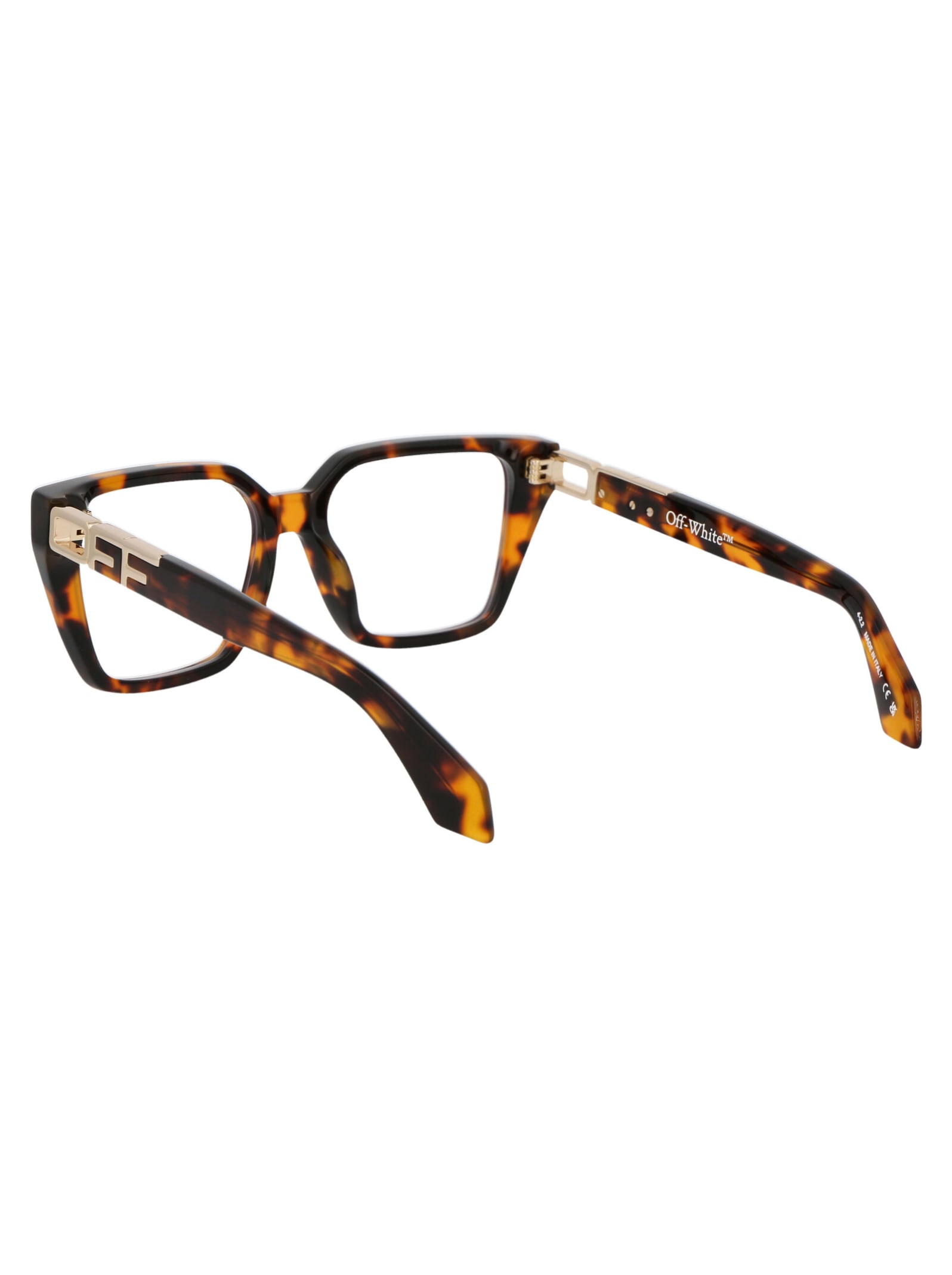 Shop Off-white Optical Style 29 Glasses In 6000 Havana
