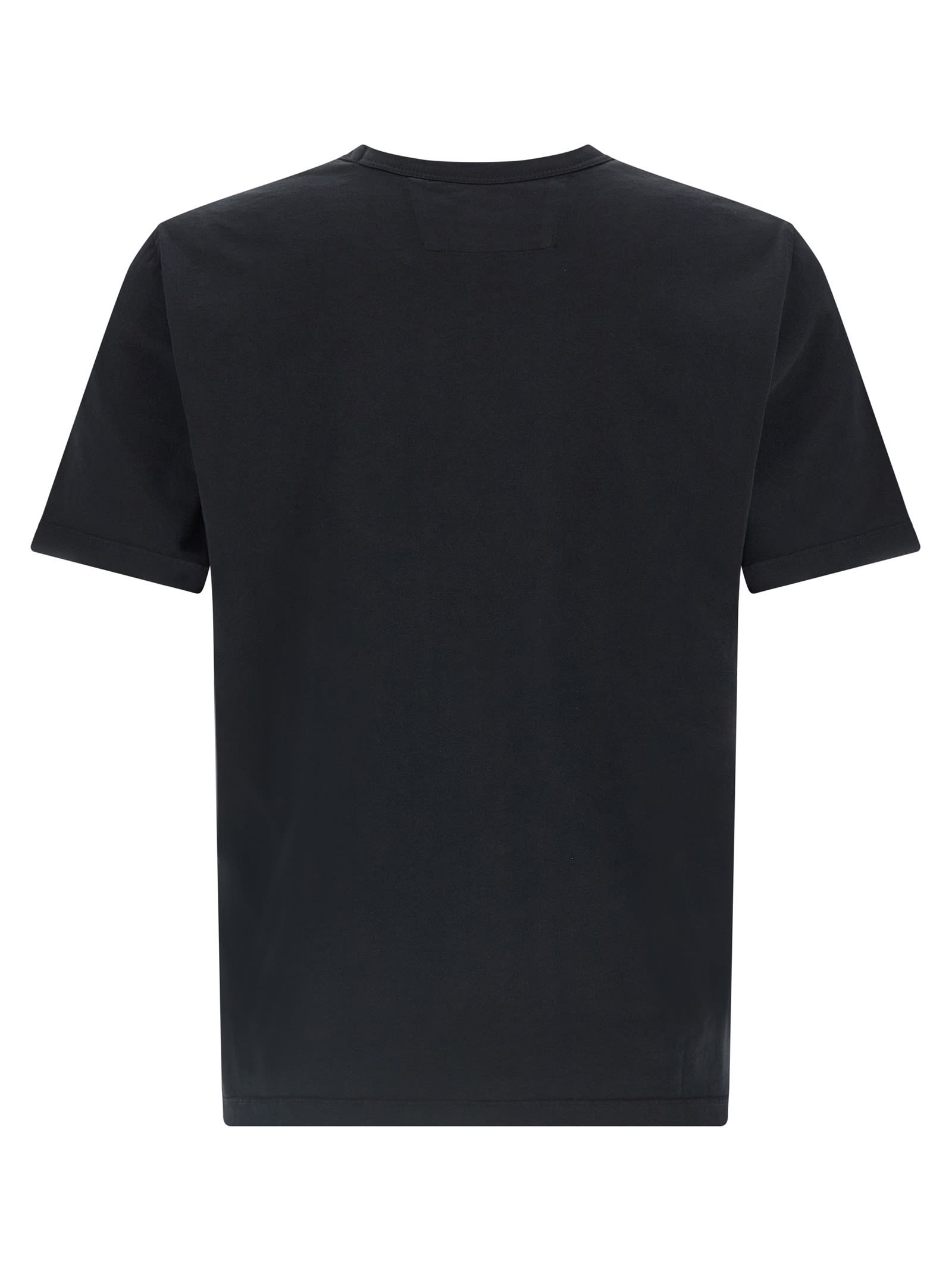 C.p. Company Logo T-shirt In Black
