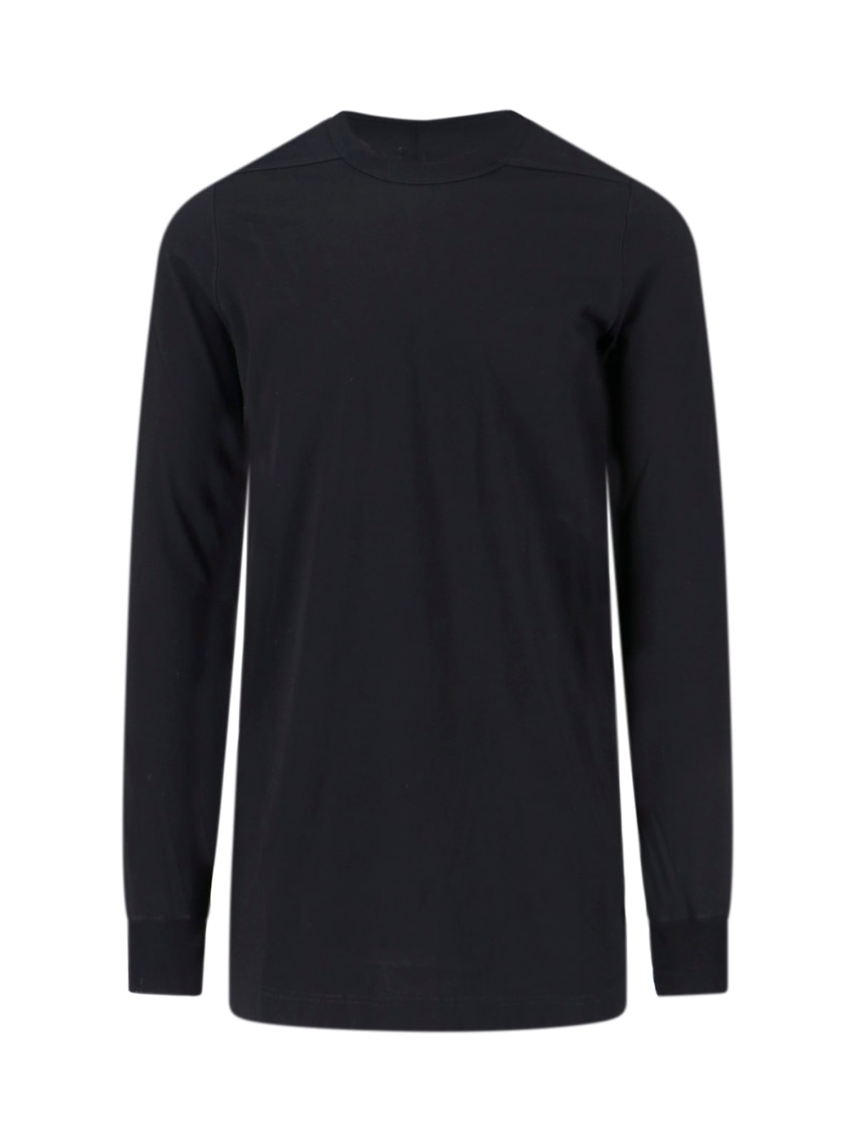 Rick Owens Black Baseball T Sweatshirt In Black