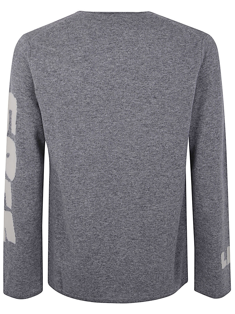 Shop Comme Des Garçons Shirt Mens Sweater Knit In Grey