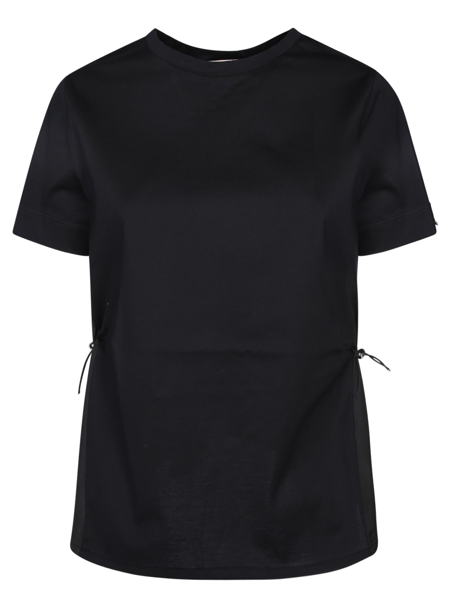 Shop Herno Short Sleeves Black T-shirt