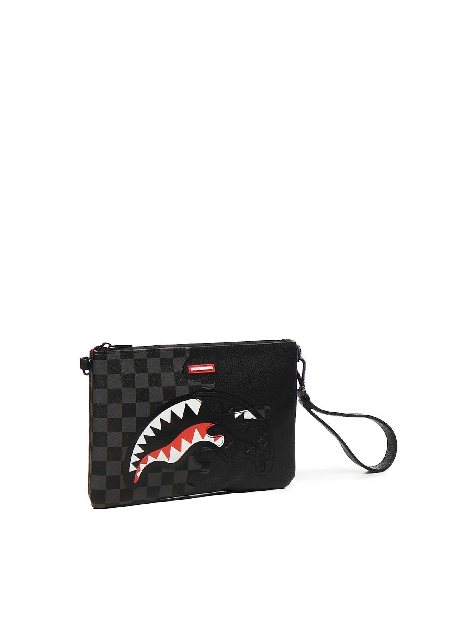 SPRAYGROUND POCHETTE UNFINISHED SHARK 