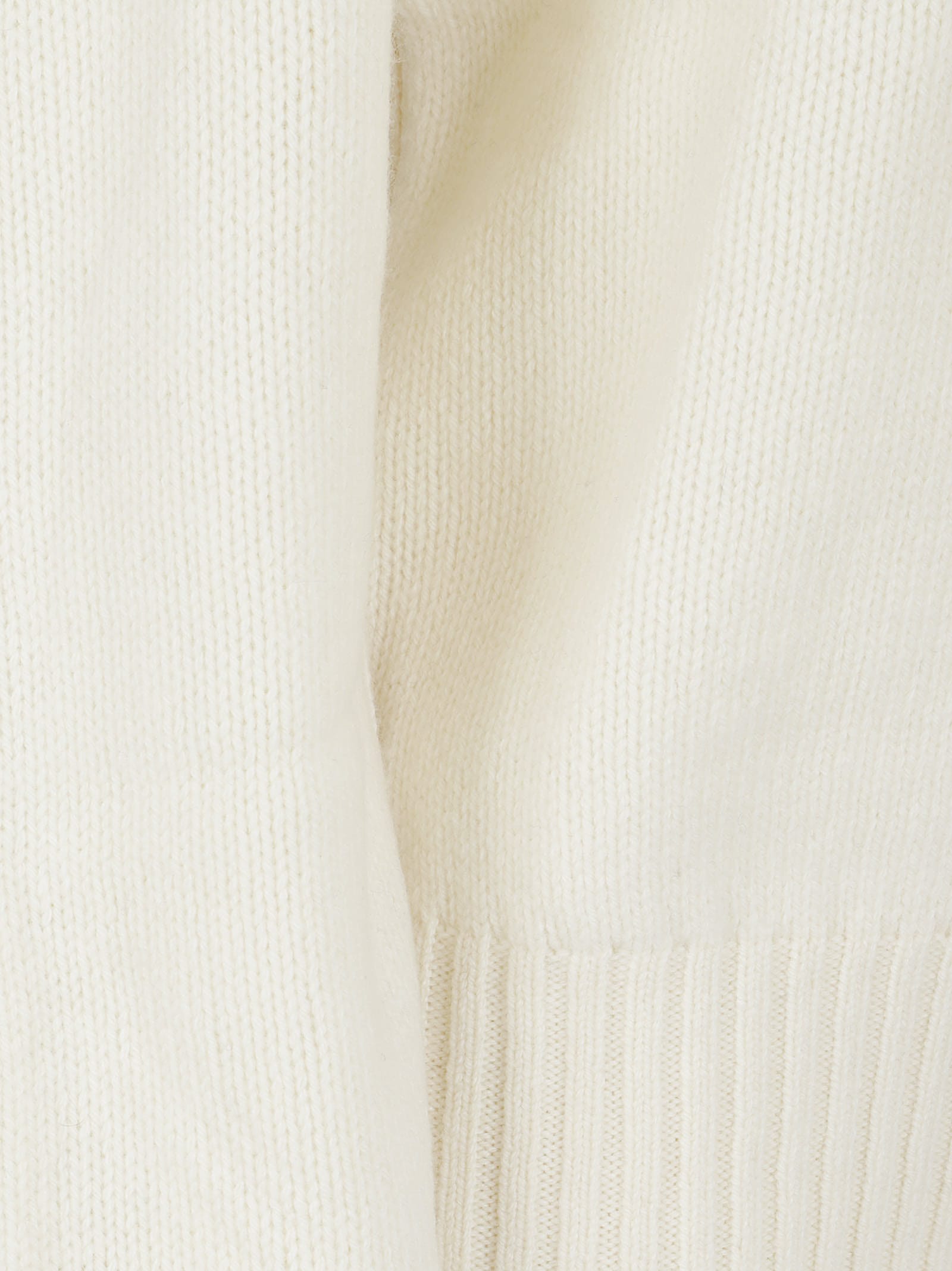 Polo Ralph Lauren Ribbed Knit Sweater With High Turtleneck In White