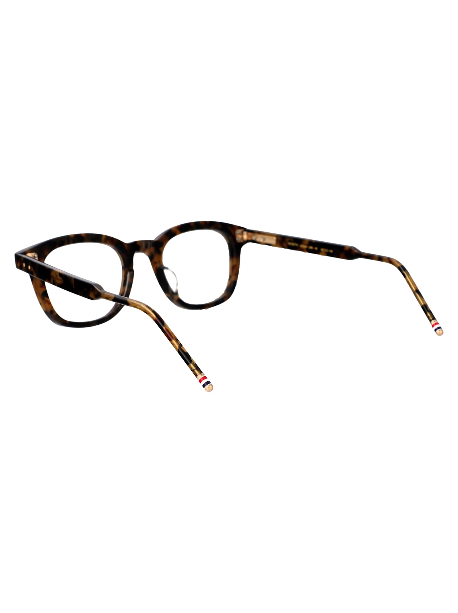 Shop Thom Browne Ueo921a-g0002 Glasses In Tokyo Tortoise