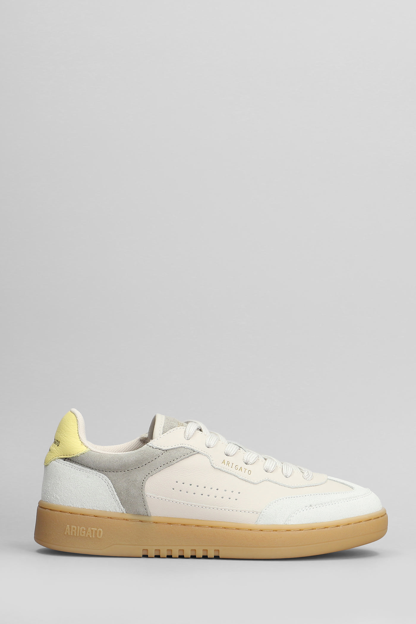 Dicr T-teo Sneakers In Beige Suede And Leather