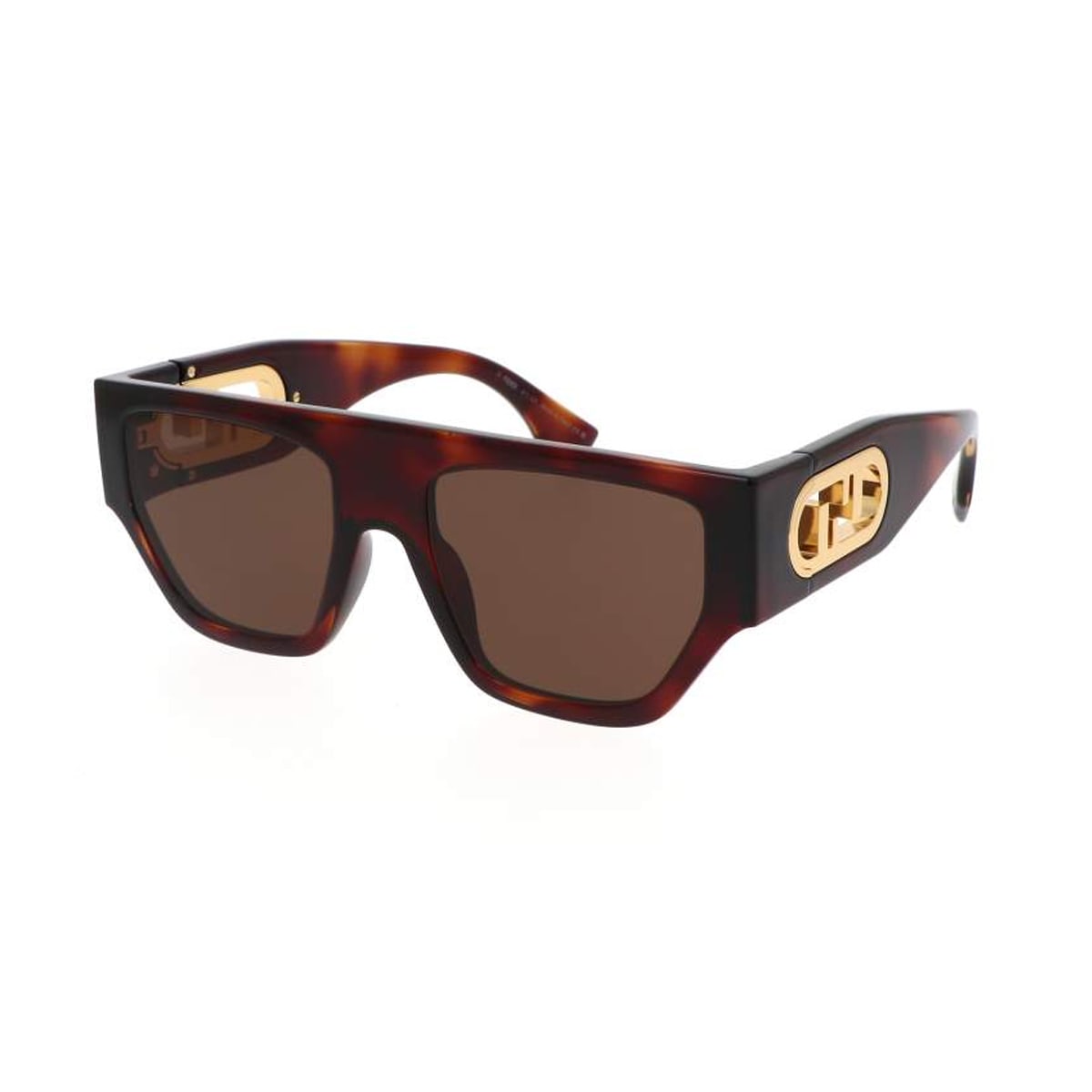 Fendi Fe40108u 53e Sunglasses In Marrone