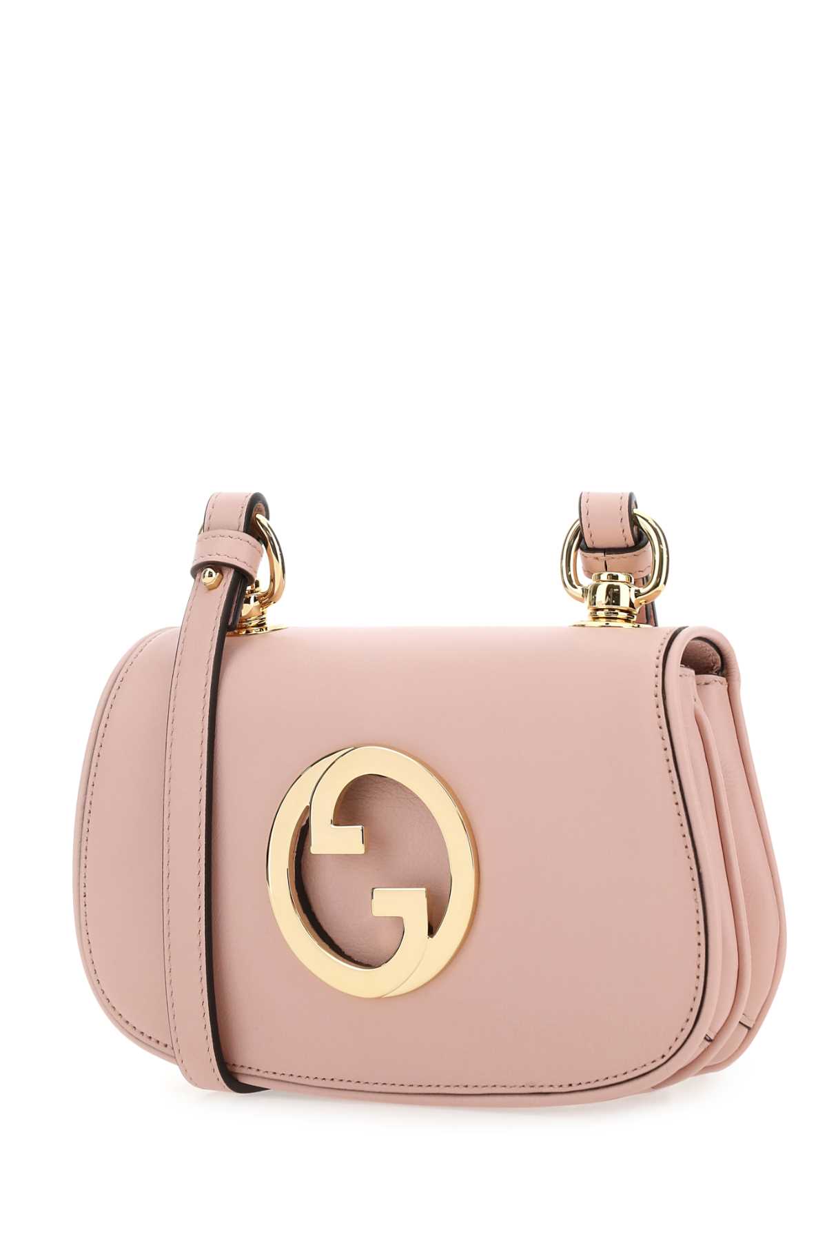 Shop Gucci Pink Leather  Blondie Crossbody Bag